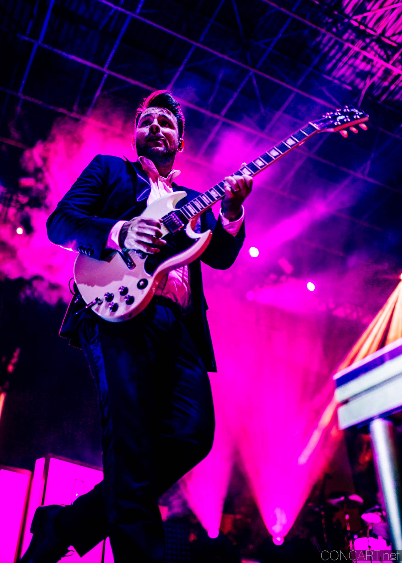 Photo of Brendon Urie Concert Dallon Weekes Farm Bureau Insurance Harrison College Indianapolis Indy Kenneth Harris Live Music Panic at the Disco Spencer Smith The Lawn at White River State Park 48