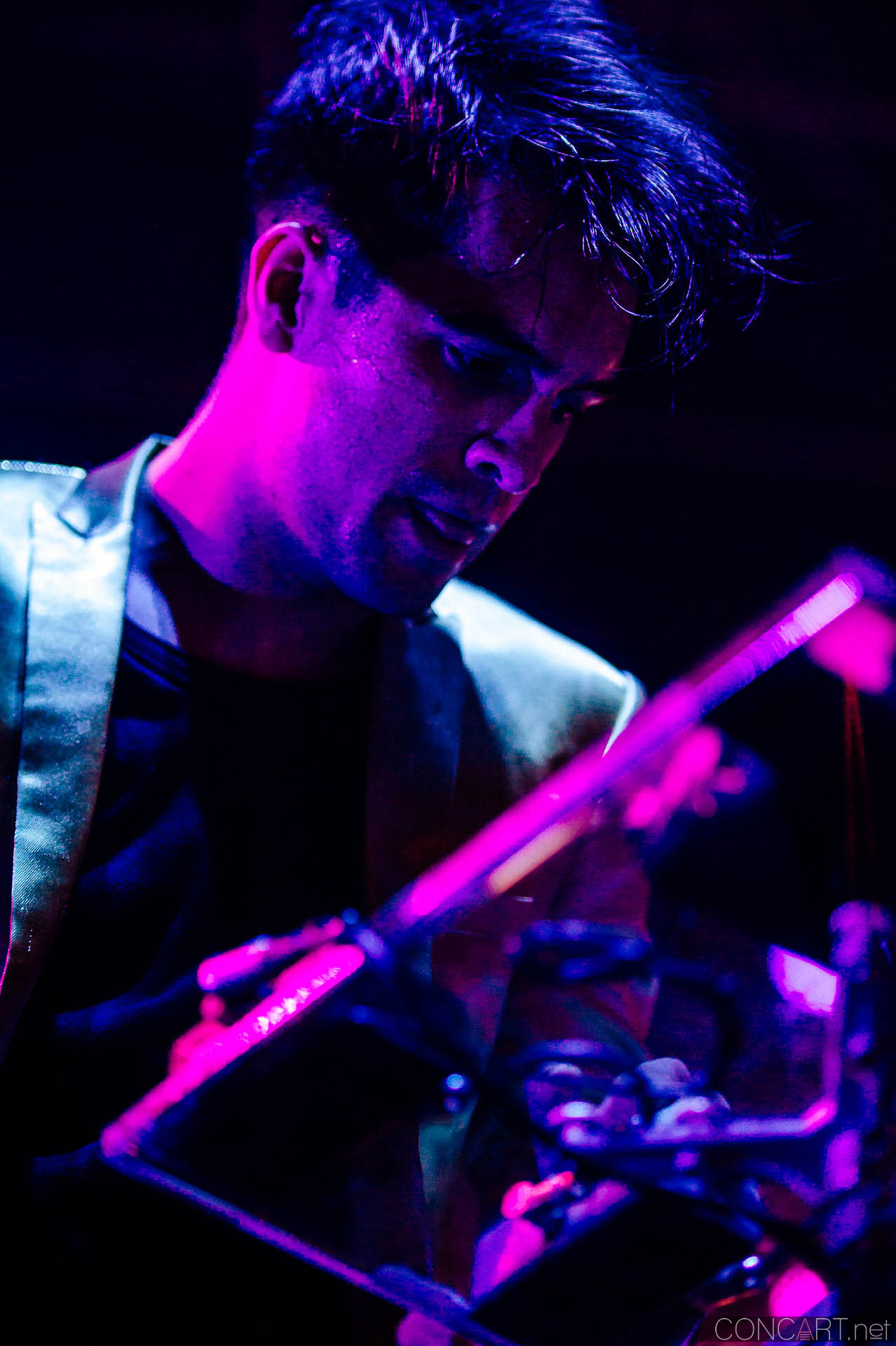 Photo of Brendon Urie Concert Dallon Weekes Farm Bureau Insurance Harrison College Indianapolis Indy Kenneth Harris Live Music Panic at the Disco Spencer Smith The Lawn at White River State Park 35