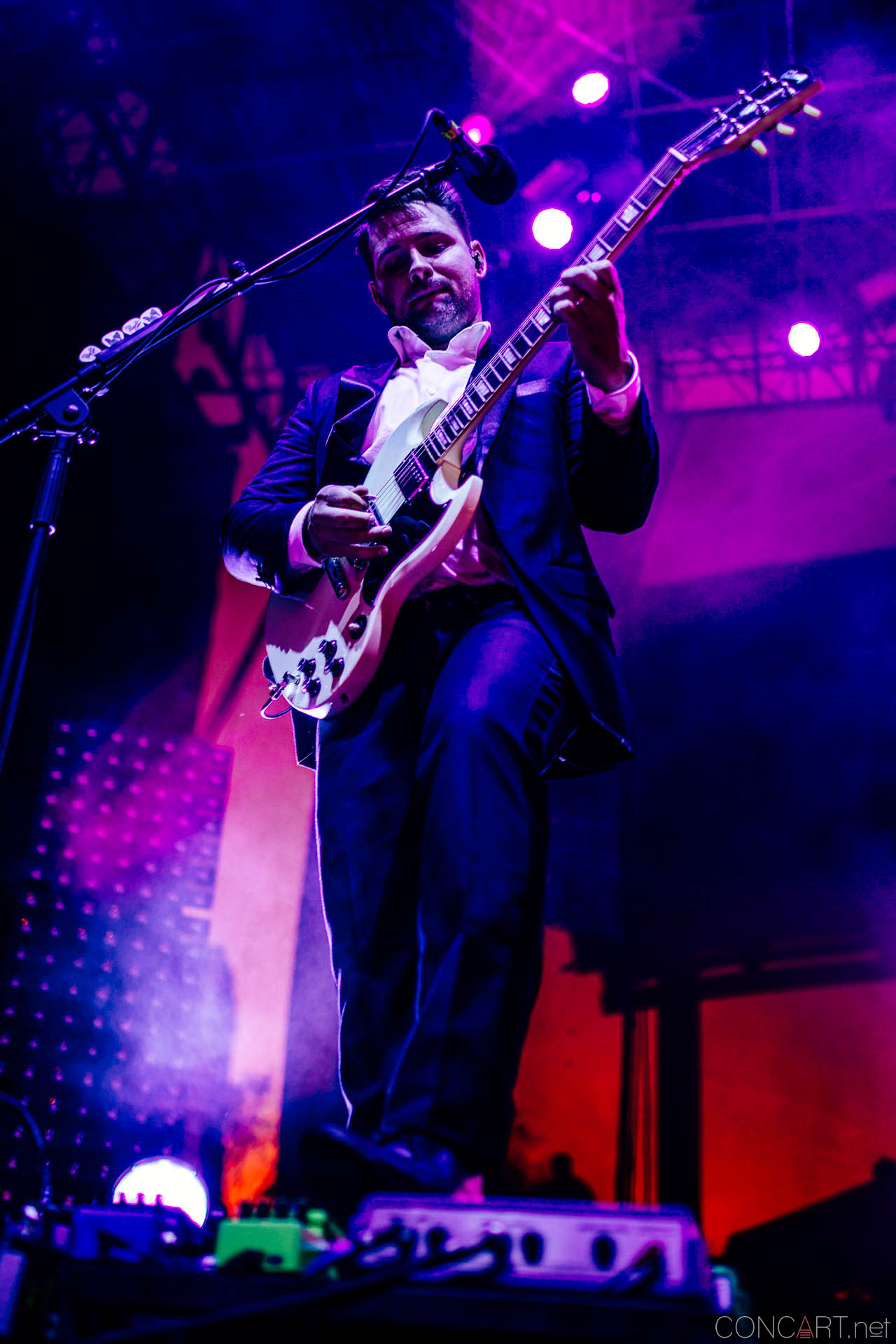 Photo of Brendon Urie Concert Dallon Weekes Farm Bureau Insurance Harrison College Indianapolis Indy Kenneth Harris Live Music Panic at the Disco Spencer Smith The Lawn at White River State Park 31