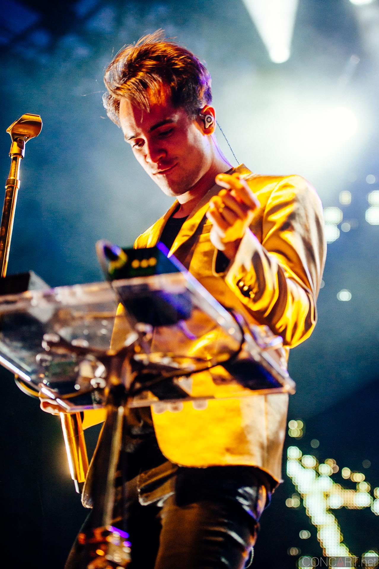 Photo of Brendon Urie Concert Dallon Weekes Farm Bureau Insurance Harrison College Indianapolis Indy Kenneth Harris Live Music Panic at the Disco Spencer Smith The Lawn at White River State Park 29