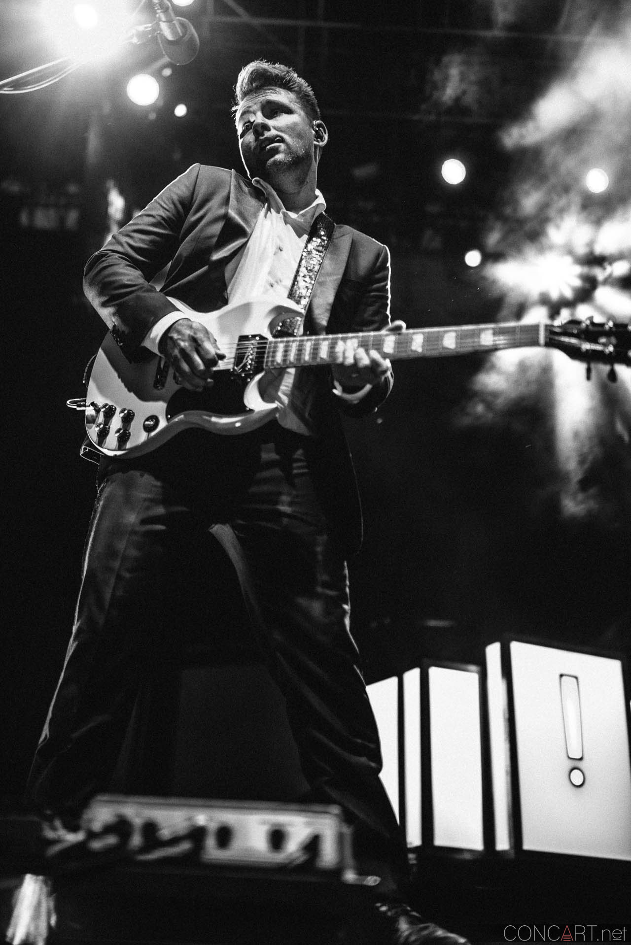 Photo of Brendon Urie Concert Dallon Weekes Farm Bureau Insurance Harrison College Indianapolis Indy Kenneth Harris Live Music Panic at the Disco Spencer Smith The Lawn at White River State Park 18