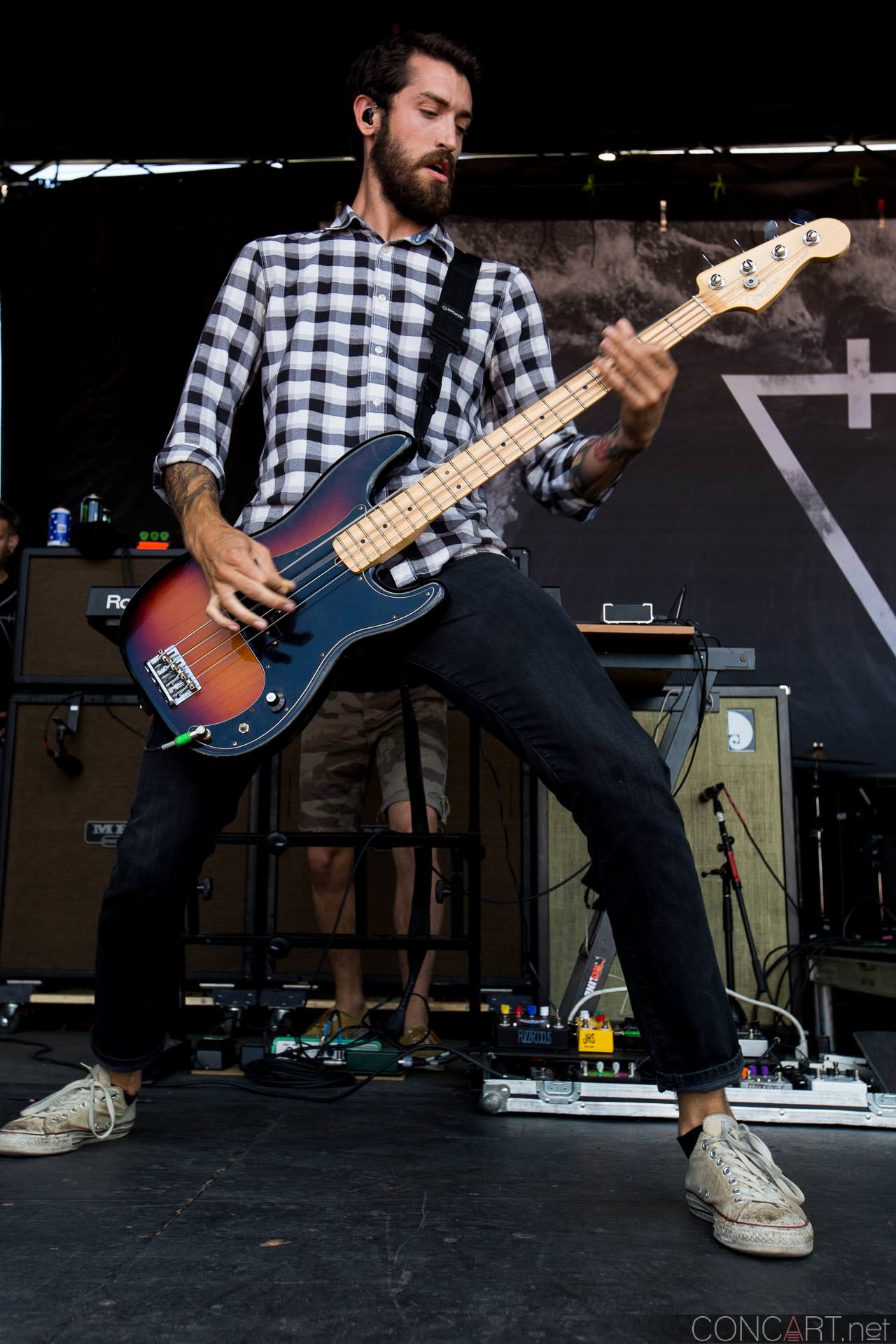 Photo of 2014 Indiana Indianapolis Klipsch Music Center Noblesville The Devil Wears Prada Tyson White vans warped tour 5