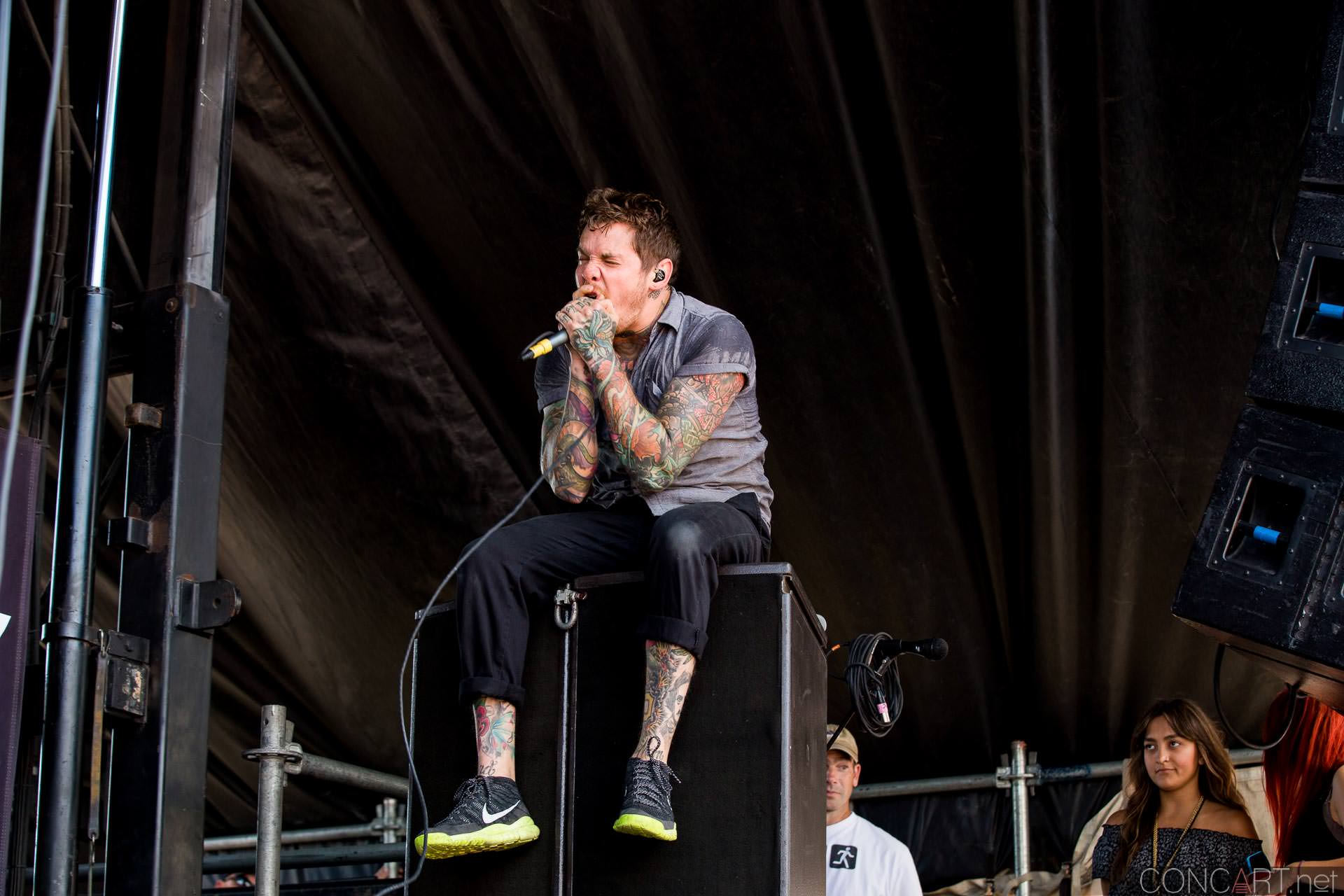 Photo of 2014 Indiana Indianapolis Klipsch Music Center Noblesville The Devil Wears Prada Tyson White vans warped tour 31