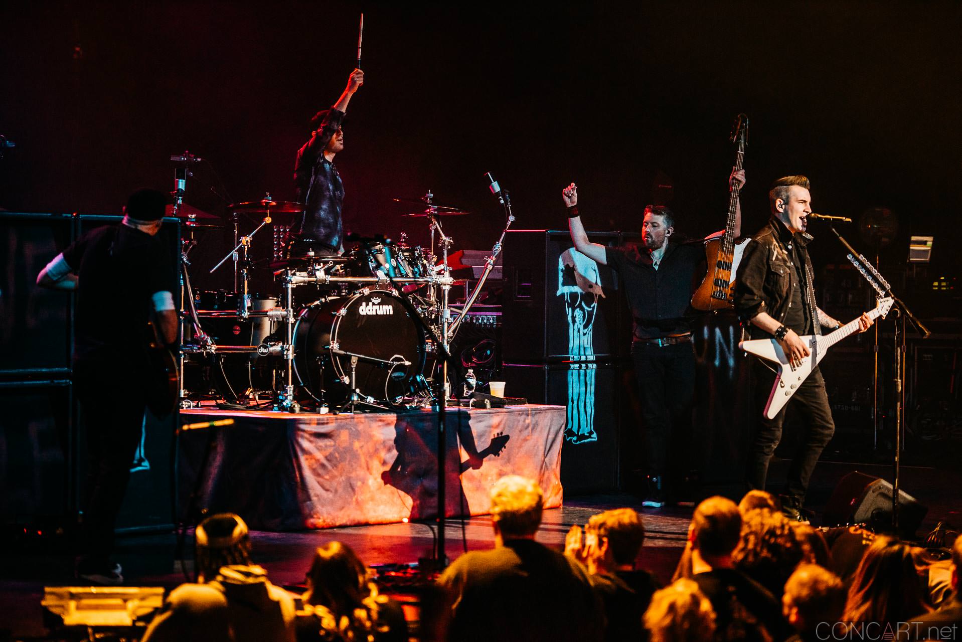 Photo of 2015 Concert Dave Brenner Dead Back Indianapolis Indy Joey Dandeneu Murat Theatre Old National Centre Theory Of A Deadman Tyler Connolly 17