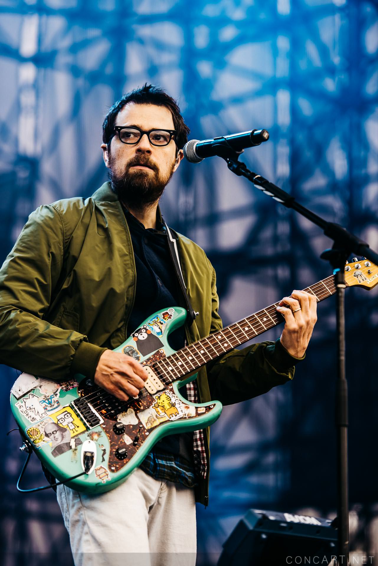Photo of Indianapolis Indy March Madness Music Festival NCAA Final Four Rivers Cuomo Sean Molin The Lawn at White River State Park Weezer 12