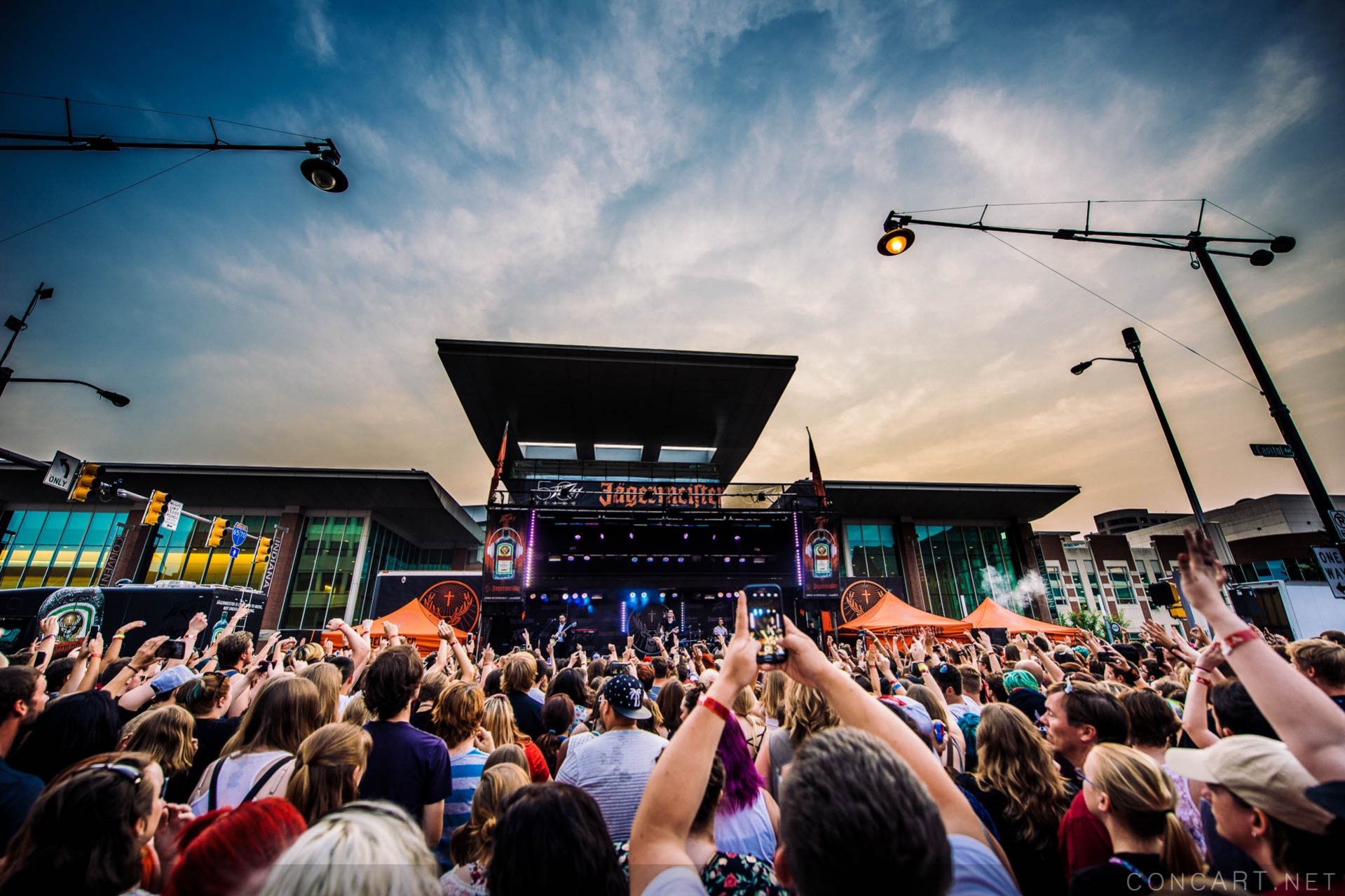 Photo of Baroque pop Brendon Urie Concert Concert For Cancer Dallon Weekes Georgia Street Indiana Indianapolis Indy INDYpendence Day Kenneth Harris Live Music Panic at the Disco Spencer Smith Vaudville Rock