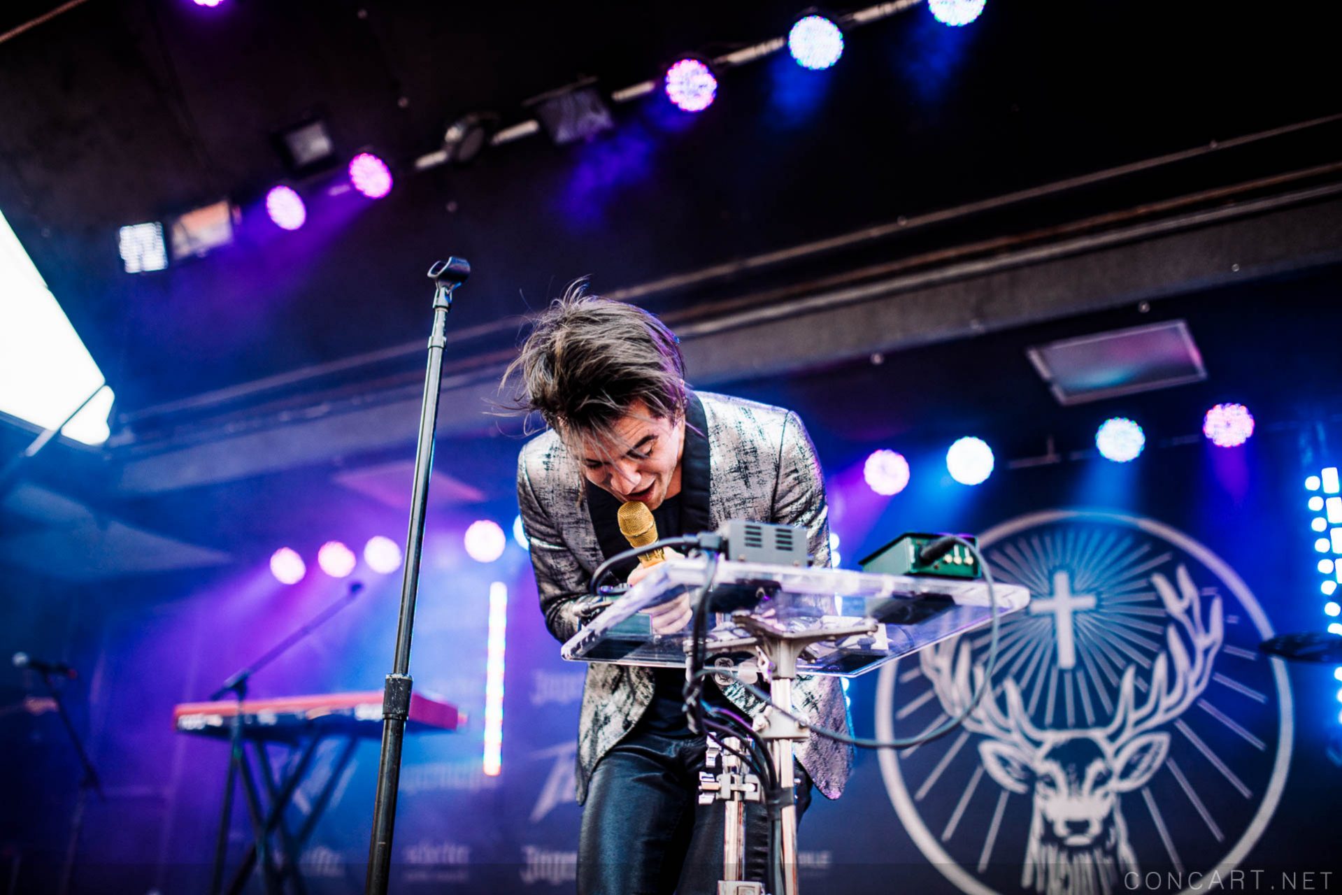 Photo of Baroque pop Brendon Urie Concert Concert For Cancer Dallon Weekes Georgia Street Indiana Indianapolis Indy INDYpendence Day Kenneth Harris Live Music Panic at the Disco Spencer Smith Vaudville Rock 1