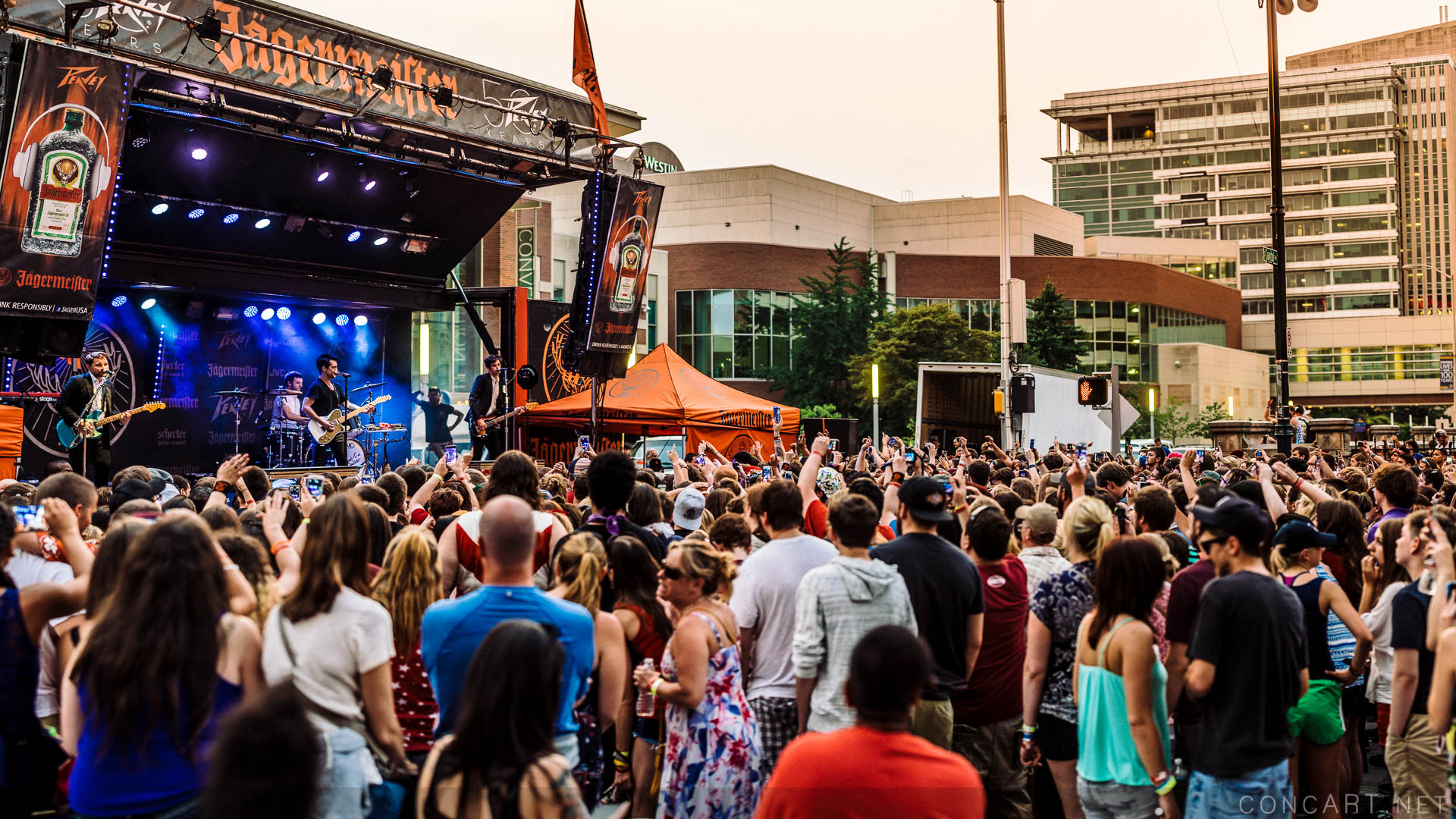 Photo of Baroque pop Brendon Urie Concert Concert For Cancer Dallon Weekes Georgia Street Indiana Indianapolis Indy INDYpendence Day Kenneth Harris Live Music Panic at the Disco Spencer Smith Vaudville Rock 7