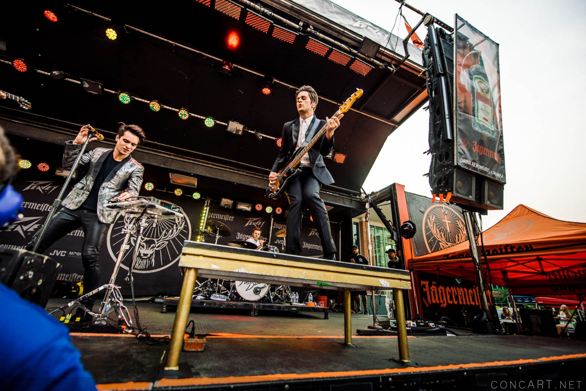 Photo of Baroque pop Brendon Urie Concert Concert For Cancer Dallon Weekes Georgia Street Indiana Indianapolis Indy INDYpendence Day Kenneth Harris Live Music Panic at the Disco Spencer Smith Vaudville Rock 8