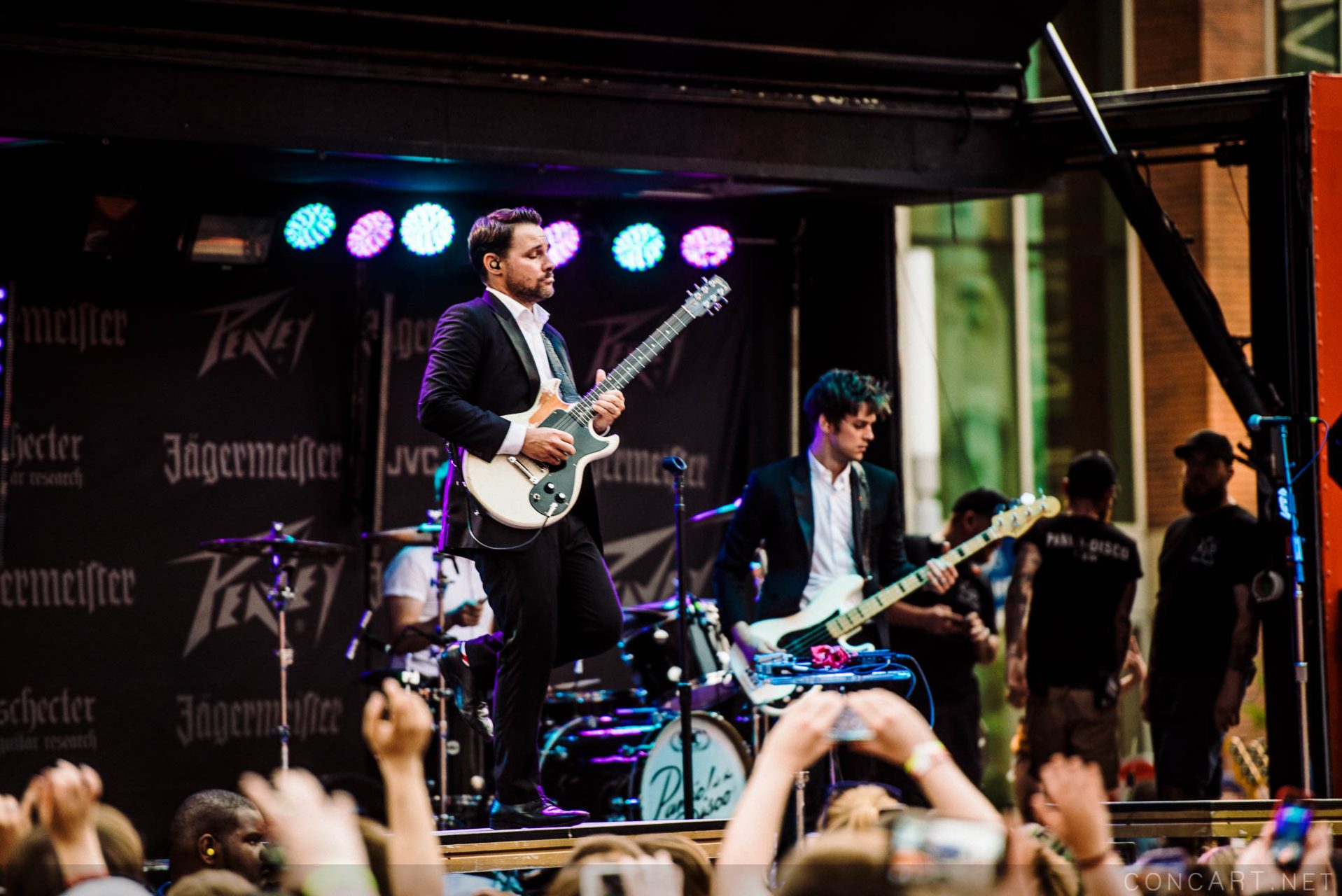 Photo of Baroque pop Brendon Urie Concert Concert For Cancer Dallon Weekes Georgia Street Indiana Indianapolis Indy INDYpendence Day Kenneth Harris Live Music Panic at the Disco Spencer Smith Vaudville Rock 10