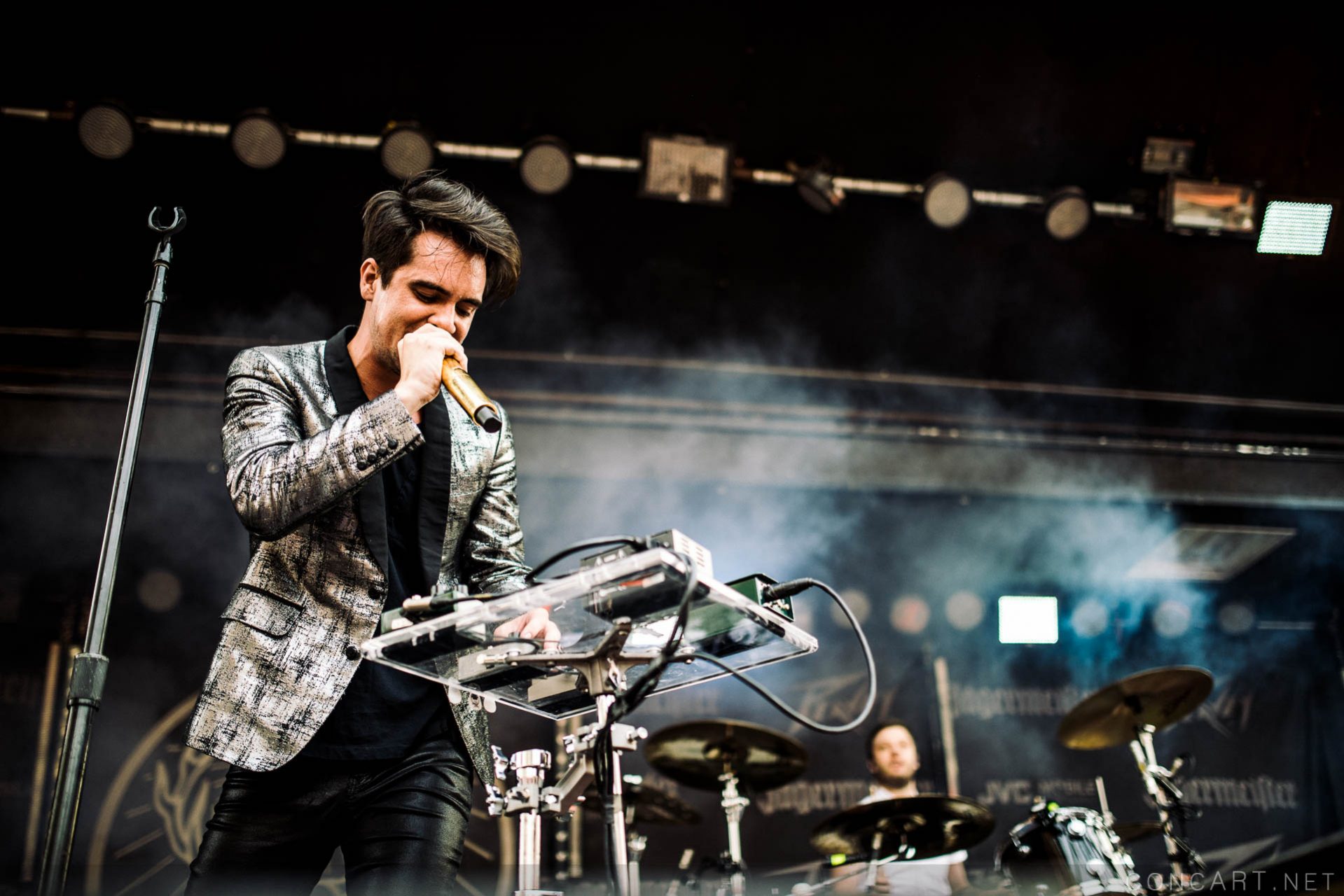 Photo of Baroque pop Brendon Urie Concert Concert For Cancer Dallon Weekes Georgia Street Indiana Indianapolis Indy INDYpendence Day Kenneth Harris Live Music Panic at the Disco Spencer Smith Vaudville Rock 27