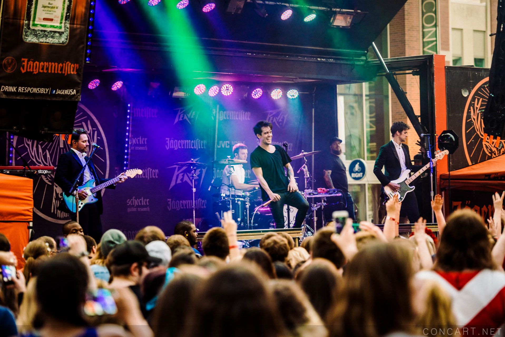 Photo of Baroque pop Brendon Urie Concert Concert For Cancer Dallon Weekes Georgia Street Indiana Indianapolis Indy INDYpendence Day Kenneth Harris Live Music Panic at the Disco Spencer Smith Vaudville Rock 37