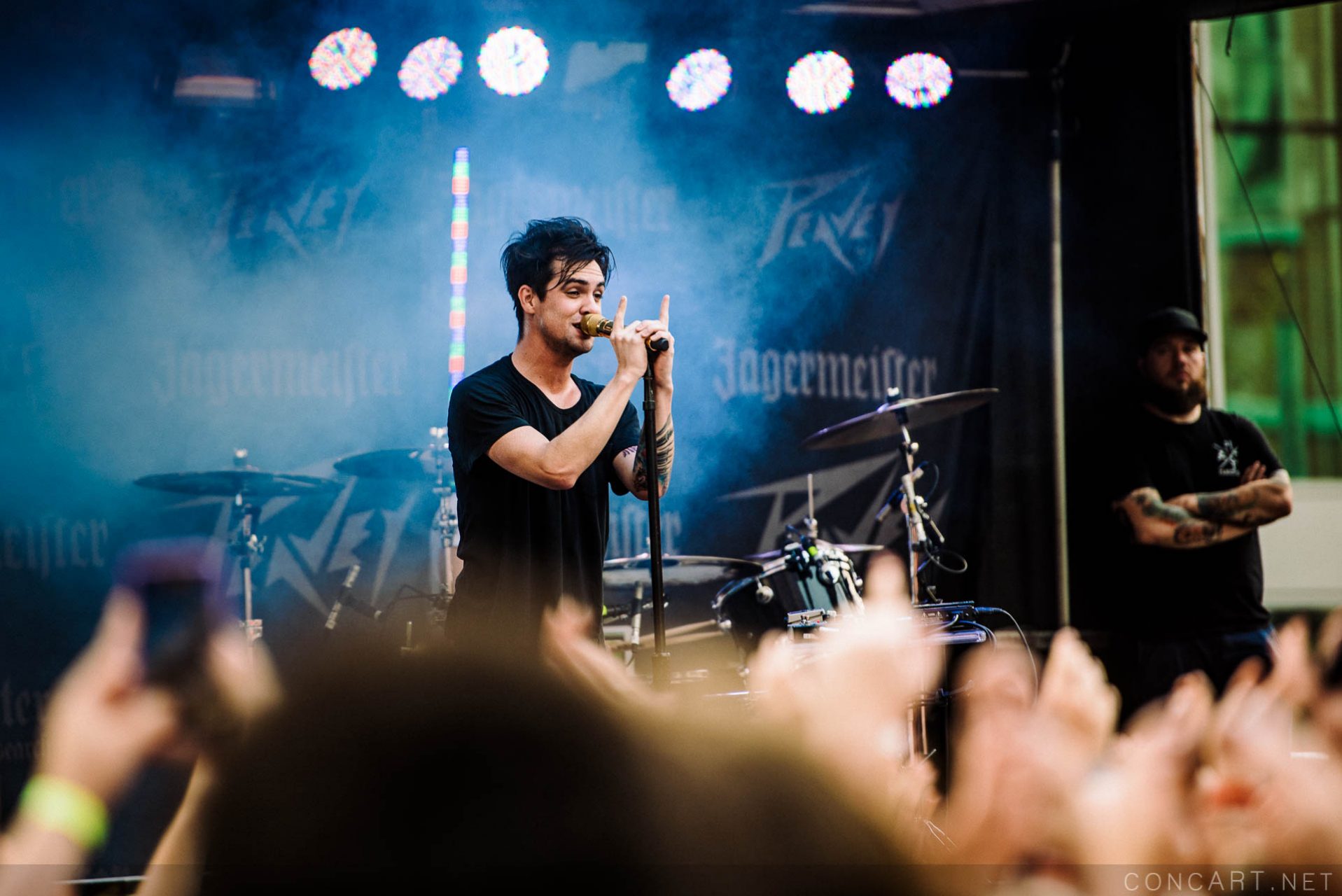 Photo of Baroque pop Brendon Urie Concert Concert For Cancer Dallon Weekes Georgia Street Indiana Indianapolis Indy INDYpendence Day Kenneth Harris Live Music Panic at the Disco Spencer Smith Vaudville Rock 38