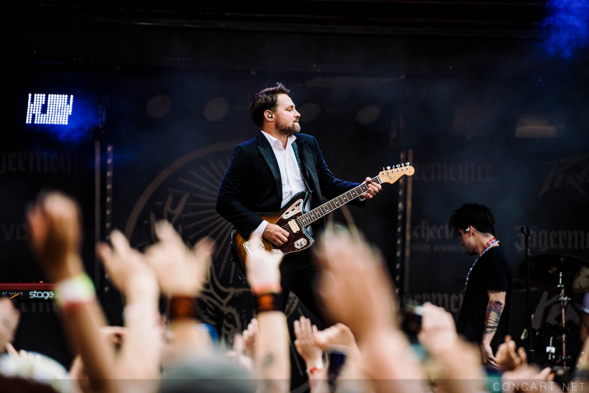 Photo of Baroque pop Brendon Urie Concert Concert For Cancer Dallon Weekes Georgia Street Indiana Indianapolis Indy INDYpendence Day Kenneth Harris Live Music Panic at the Disco Spencer Smith Vaudville Rock 45