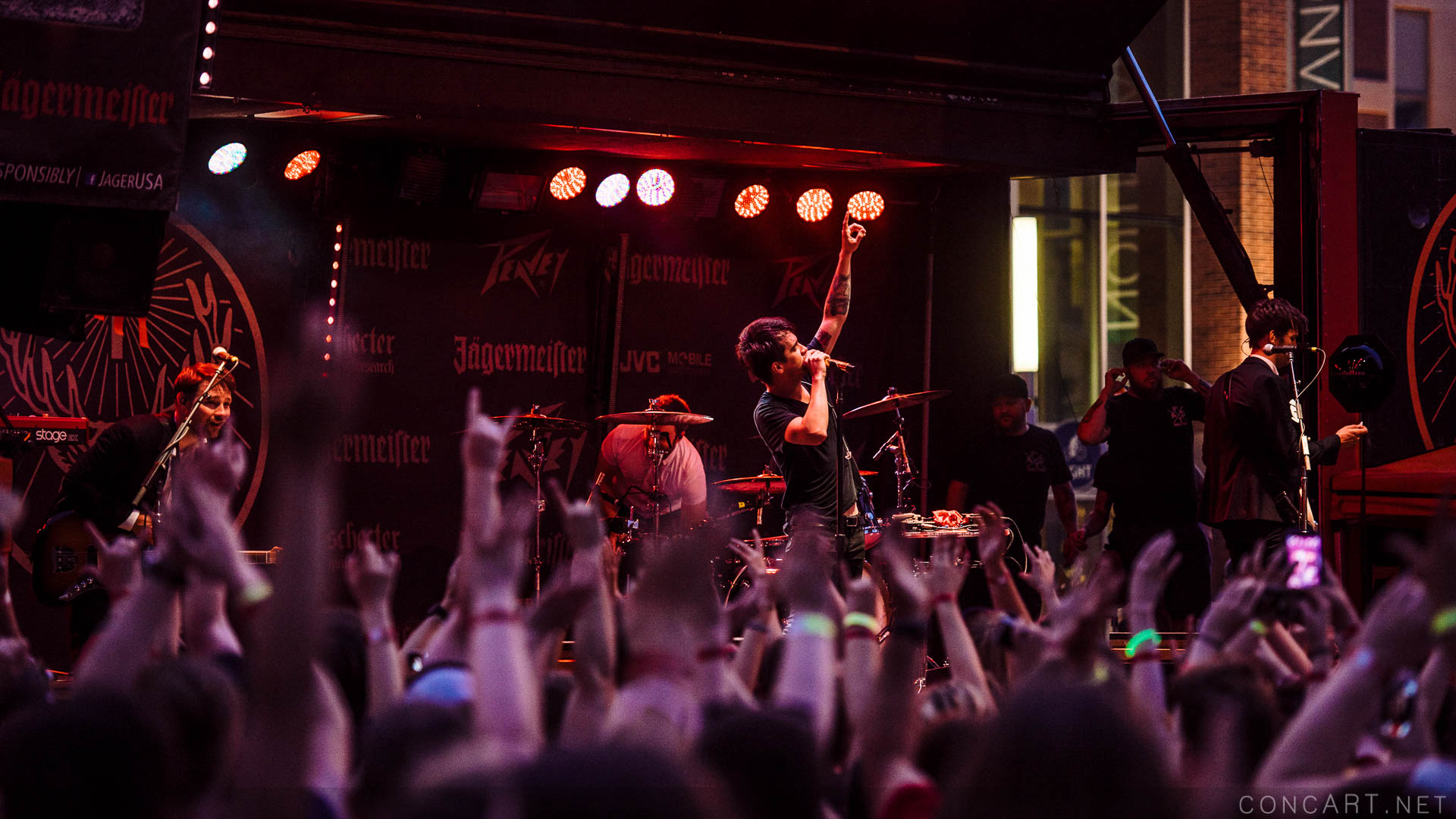 Photo of Baroque pop Brendon Urie Concert Concert For Cancer Dallon Weekes Georgia Street Indiana Indianapolis Indy INDYpendence Day Kenneth Harris Live Music Panic at the Disco Spencer Smith Vaudville Rock 47