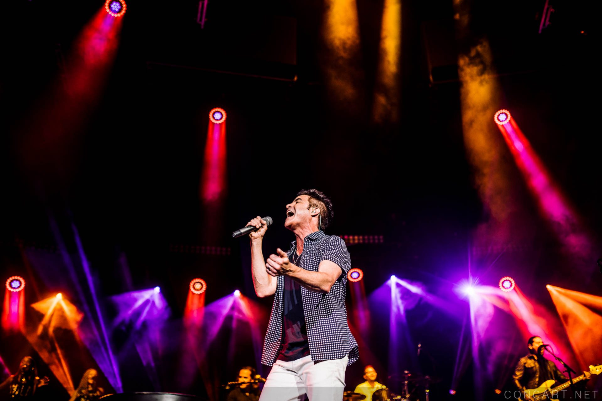 Photo of 2015 Indiana Indianapolis Indy Jimmy Stafford Klipsch Music Center Noblesville Pat Monahan Picasso At The Wheel Tour Scott Underwood Train 26