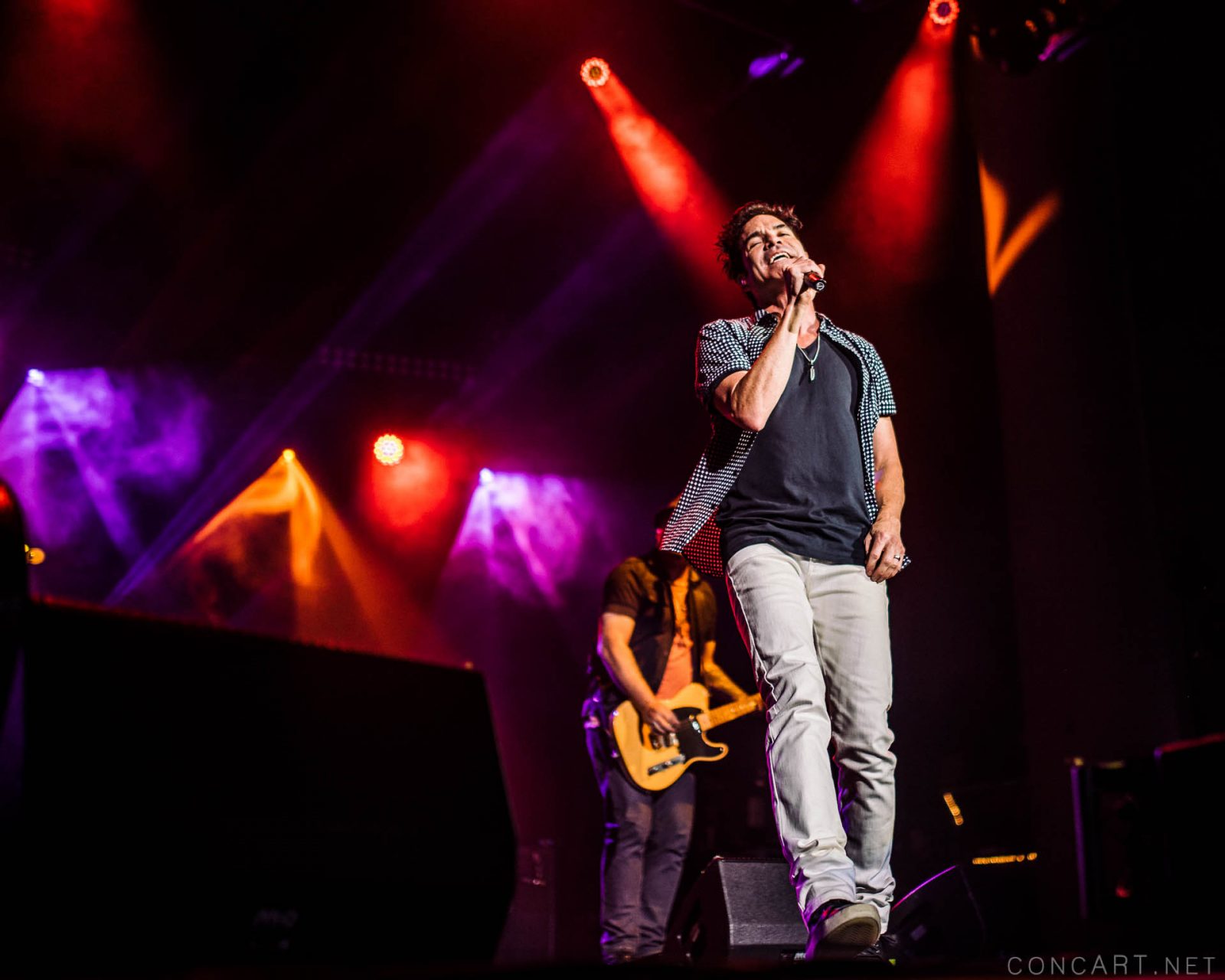 Photo of 2015 Indiana Indianapolis Indy Jimmy Stafford Klipsch Music Center Noblesville Pat Monahan Picasso At The Wheel Tour Scott Underwood Train 32