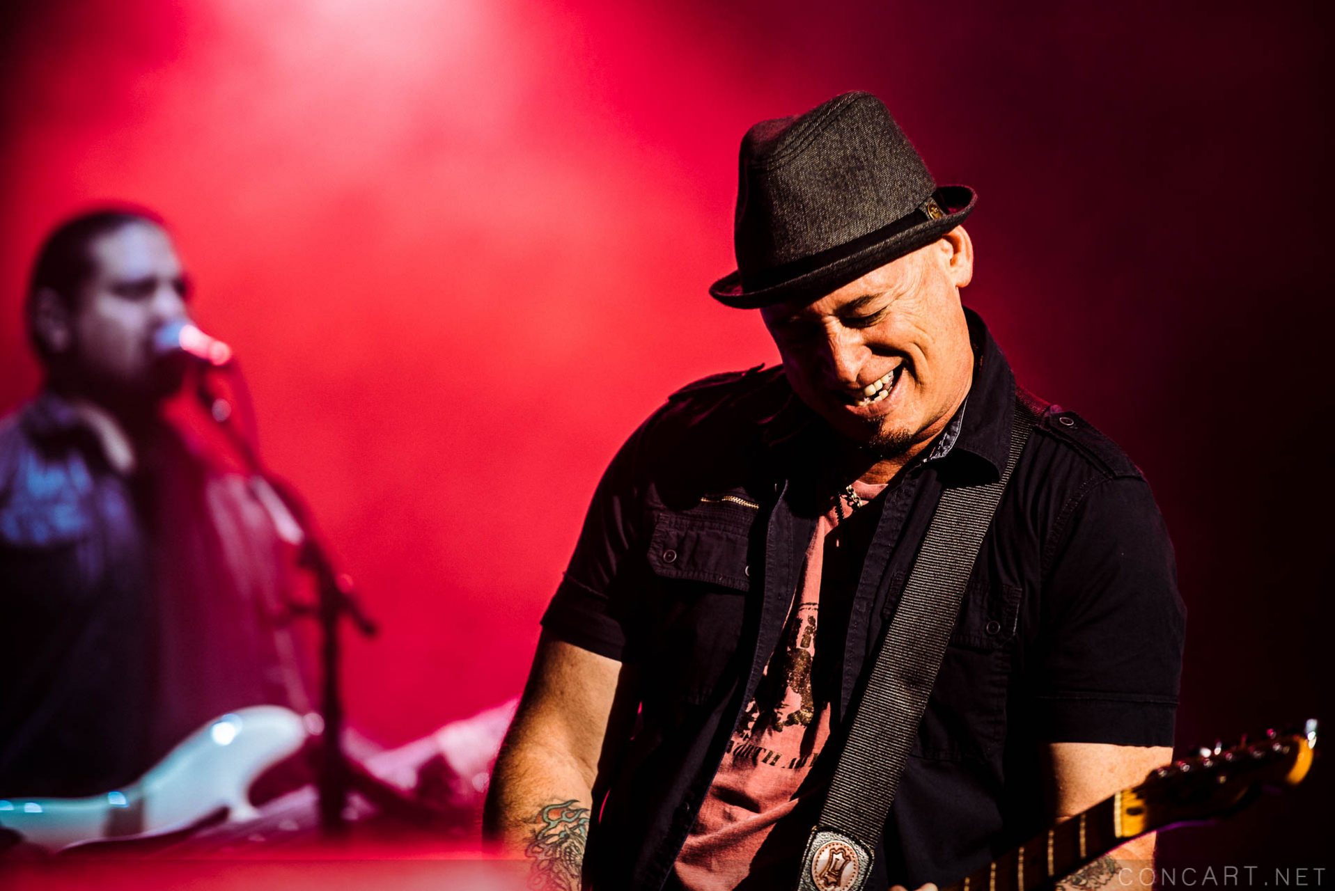 Photo of 2015 Indiana Indianapolis Indy Jimmy Stafford Klipsch Music Center Noblesville Pat Monahan Picasso At The Wheel Tour Scott Underwood Train 38