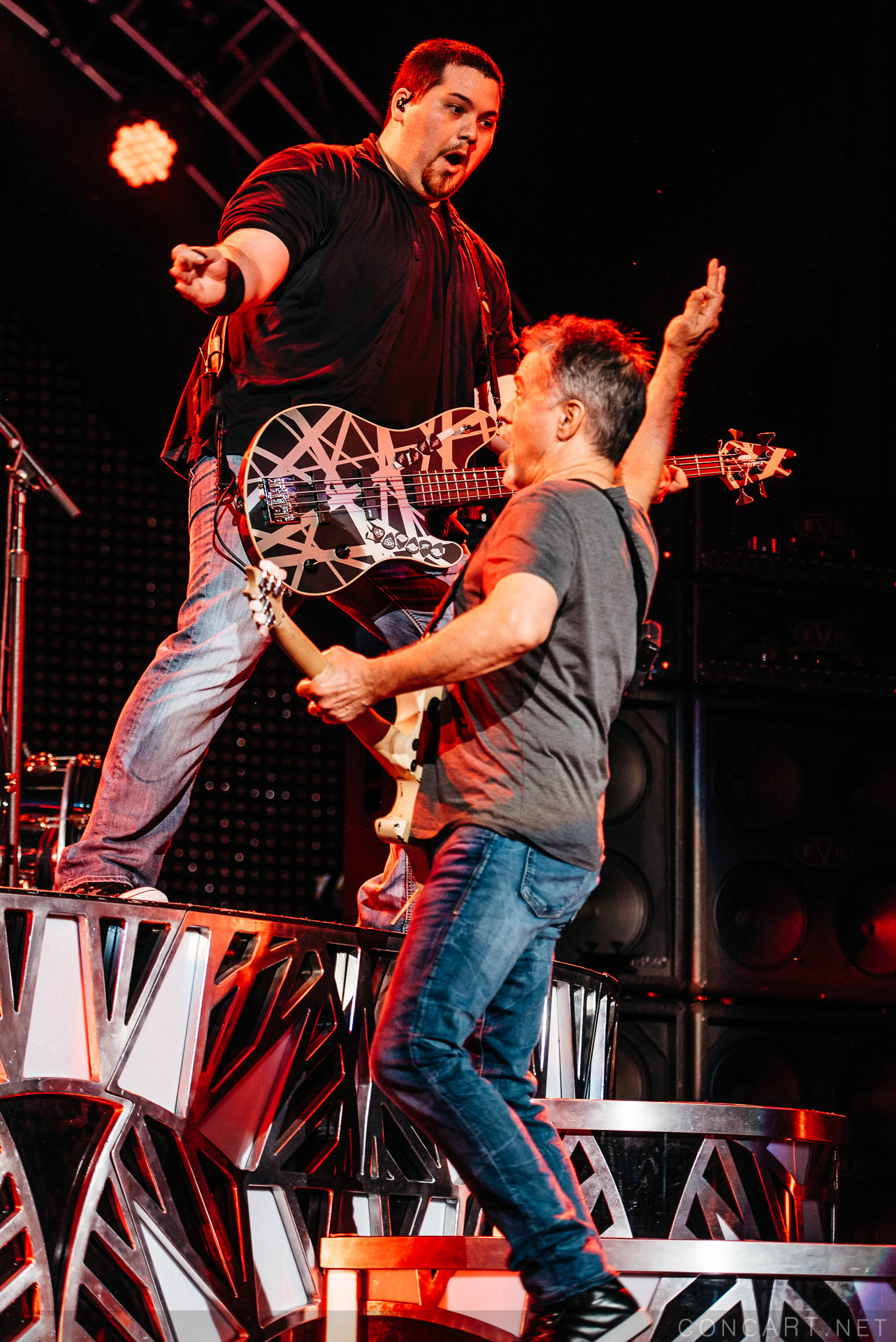 Photo of 2015 Alex Van Halen David Lee Roth Eddie Van Halen EVH Indiana Indianapolis Indy Klipsch Music Center Noblesville Van Halen Vanhalen Wolfgang Van Halen 14