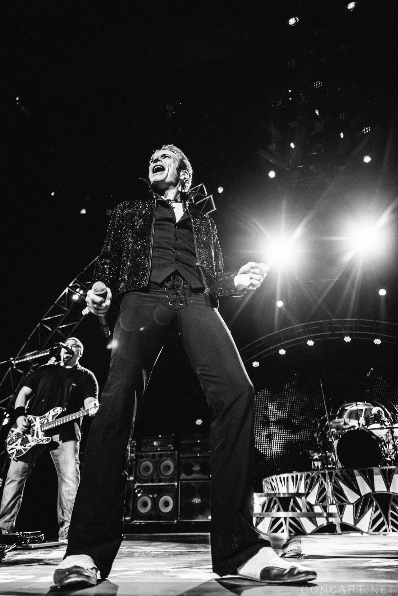 Photo of 2015 Alex Van Halen David Lee Roth Eddie Van Halen EVH Indiana Indianapolis Indy Klipsch Music Center Noblesville Van Halen Vanhalen Wolfgang Van Halen 16