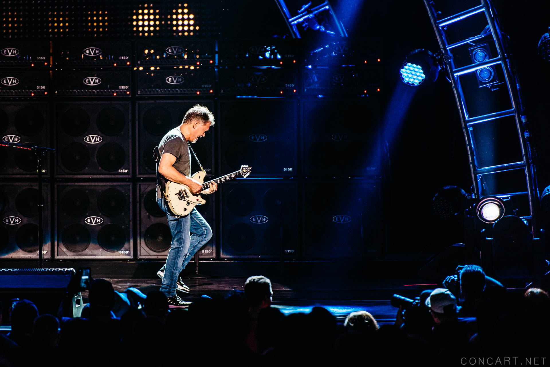 Photo of 2015 Alex Van Halen David Lee Roth Eddie Van Halen EVH Indiana Indianapolis Indy Klipsch Music Center Noblesville Van Halen Vanhalen Wolfgang Van Halen 17