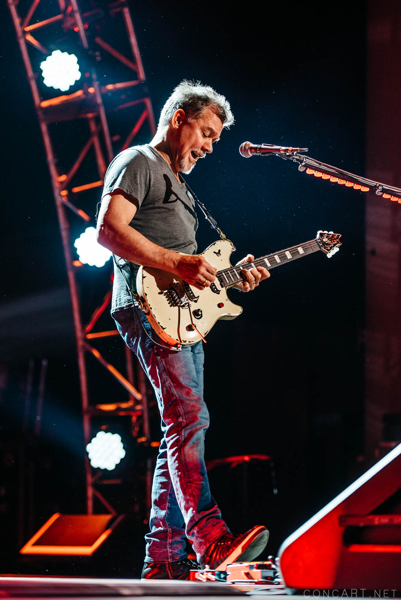 Photo of 2015 Alex Van Halen David Lee Roth Eddie Van Halen EVH Indiana Indianapolis Indy Klipsch Music Center Noblesville Van Halen Vanhalen Wolfgang Van Halen 23