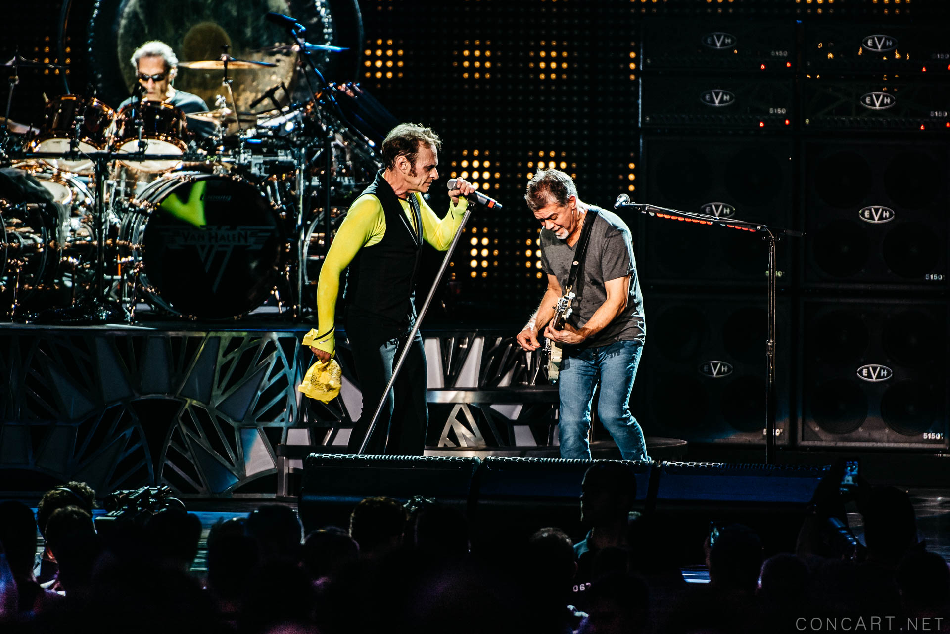Photo of 2015 Alex Van Halen David Lee Roth Eddie Van Halen EVH Indiana Indianapolis Indy Klipsch Music Center Noblesville Van Halen Vanhalen Wolfgang Van Halen 36