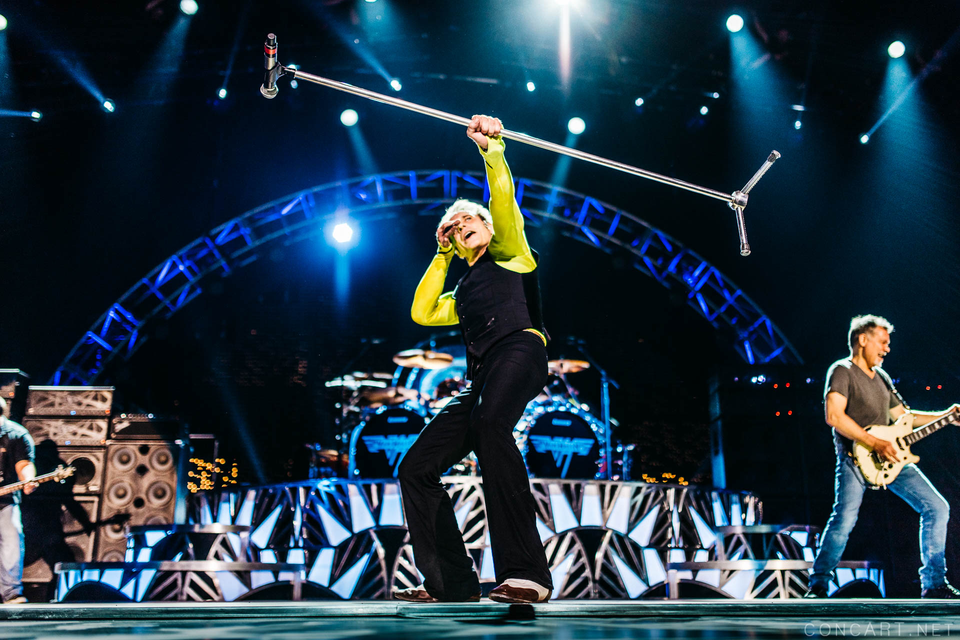 Photo of 2015 Alex Van Halen David Lee Roth Eddie Van Halen EVH Indiana Indianapolis Indy Klipsch Music Center Noblesville Van Halen Vanhalen Wolfgang Van Halen 41