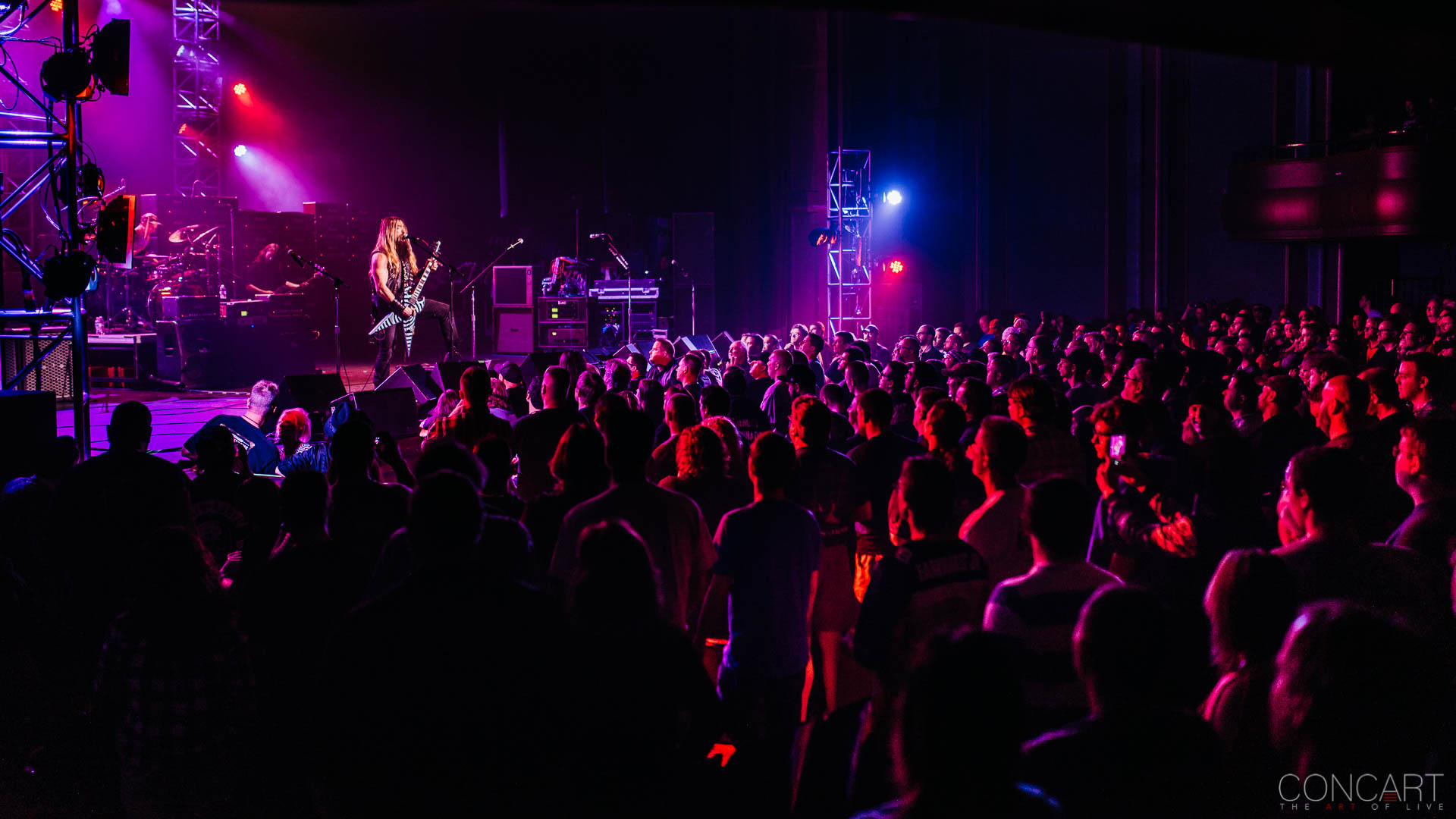 Photo of Concert Generation Axe Live Music Murat Theatre Nuno Bettencourt Old National Centre Pics Steve Vai Tobin Abasi Yngwie Malmsteen 38