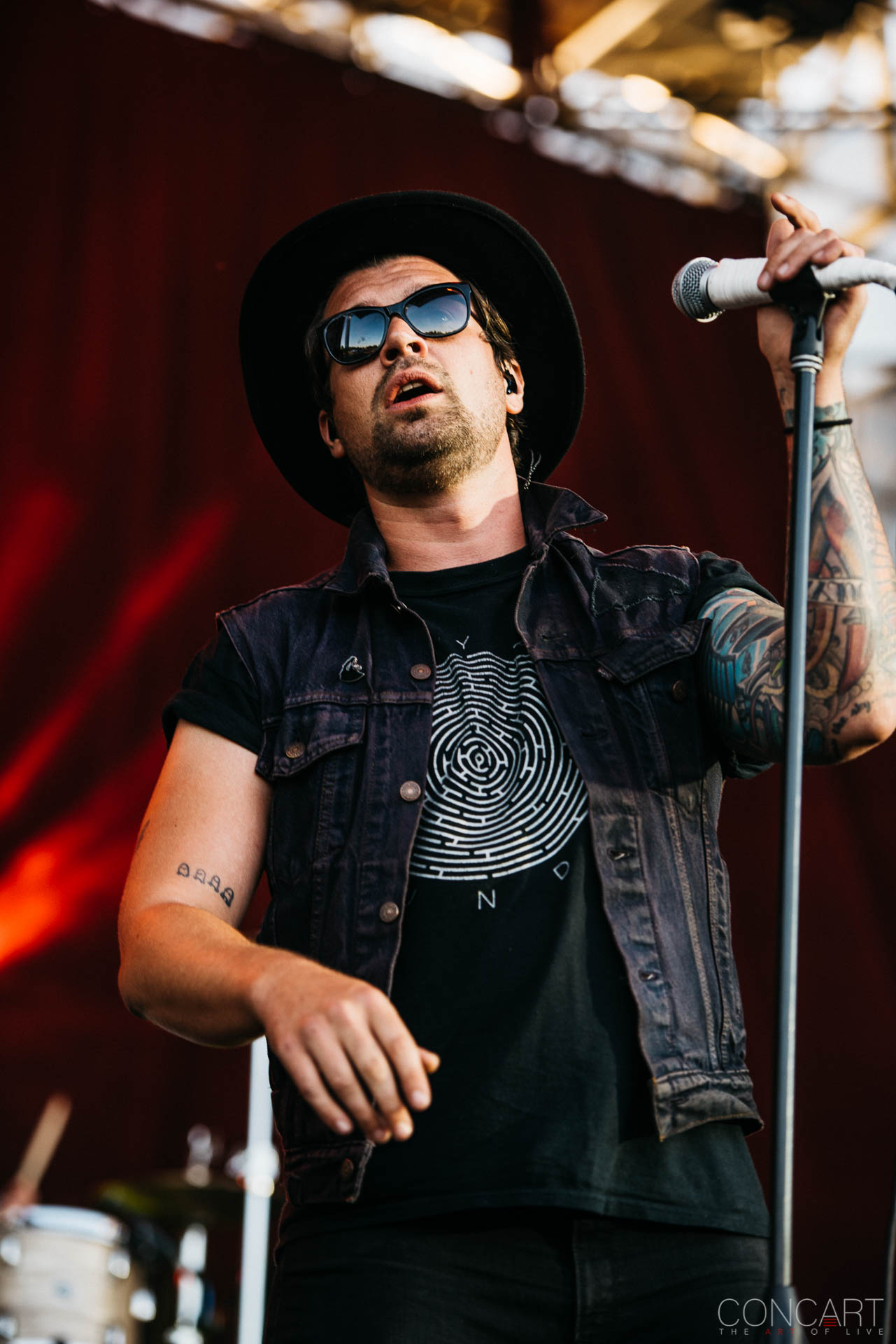 Photo of Adam Lazzara Concert Eddie Reyes Emo Farm Bureau Insurance Lawn at White River State Park Indianapolis Indy John Nolan Live Music Mark O'Connell Metalcore Pics Shaun Cooper taking back sunday Taste of Chaos The Lawn White River State Park WRSP 2