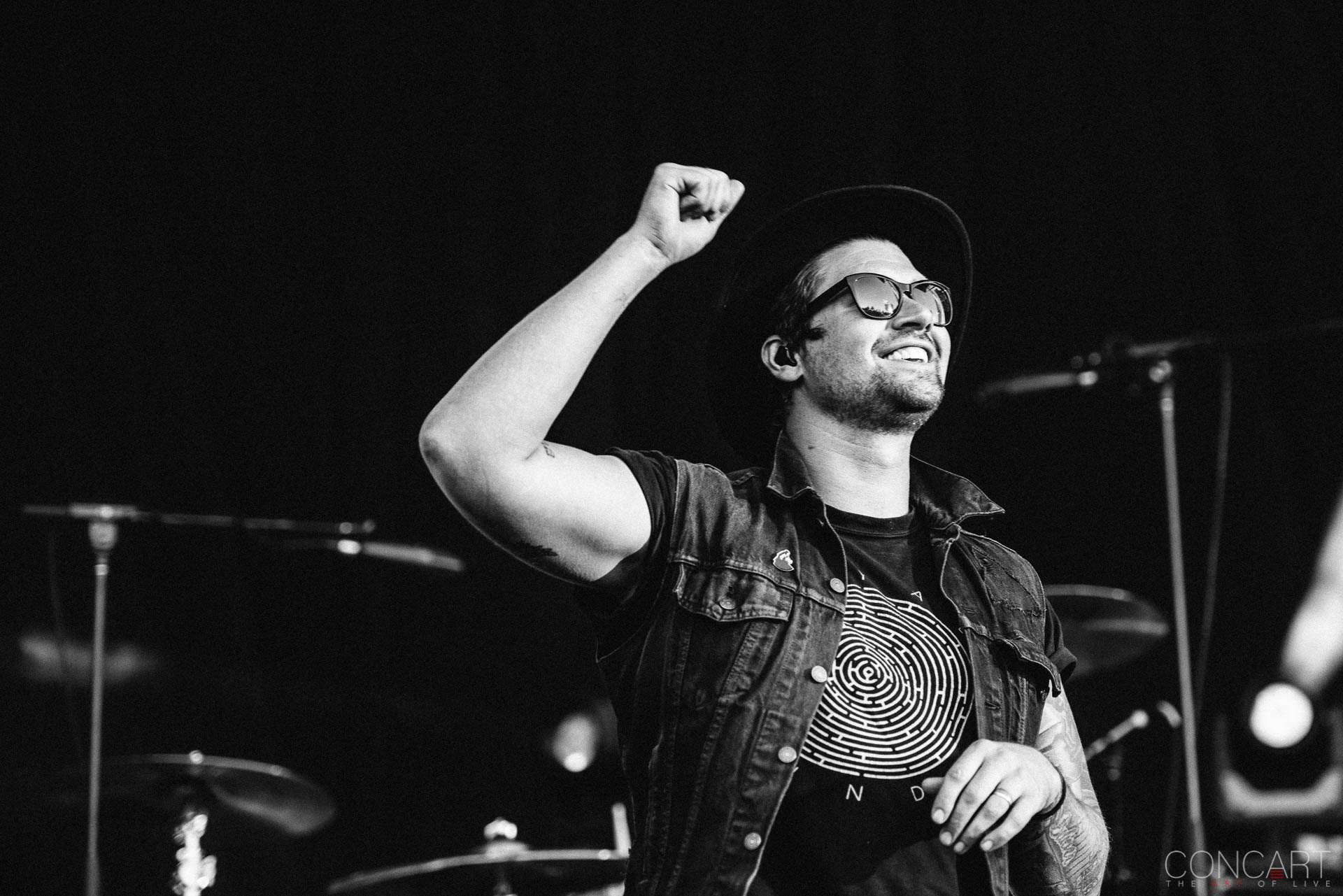 Photo of Adam Lazzara Concert Eddie Reyes Emo Farm Bureau Insurance Lawn at White River State Park Indianapolis Indy John Nolan Live Music Mark O'Connell Metalcore Pics Shaun Cooper taking back sunday Taste of Chaos The Lawn White River State Park WRSP 6