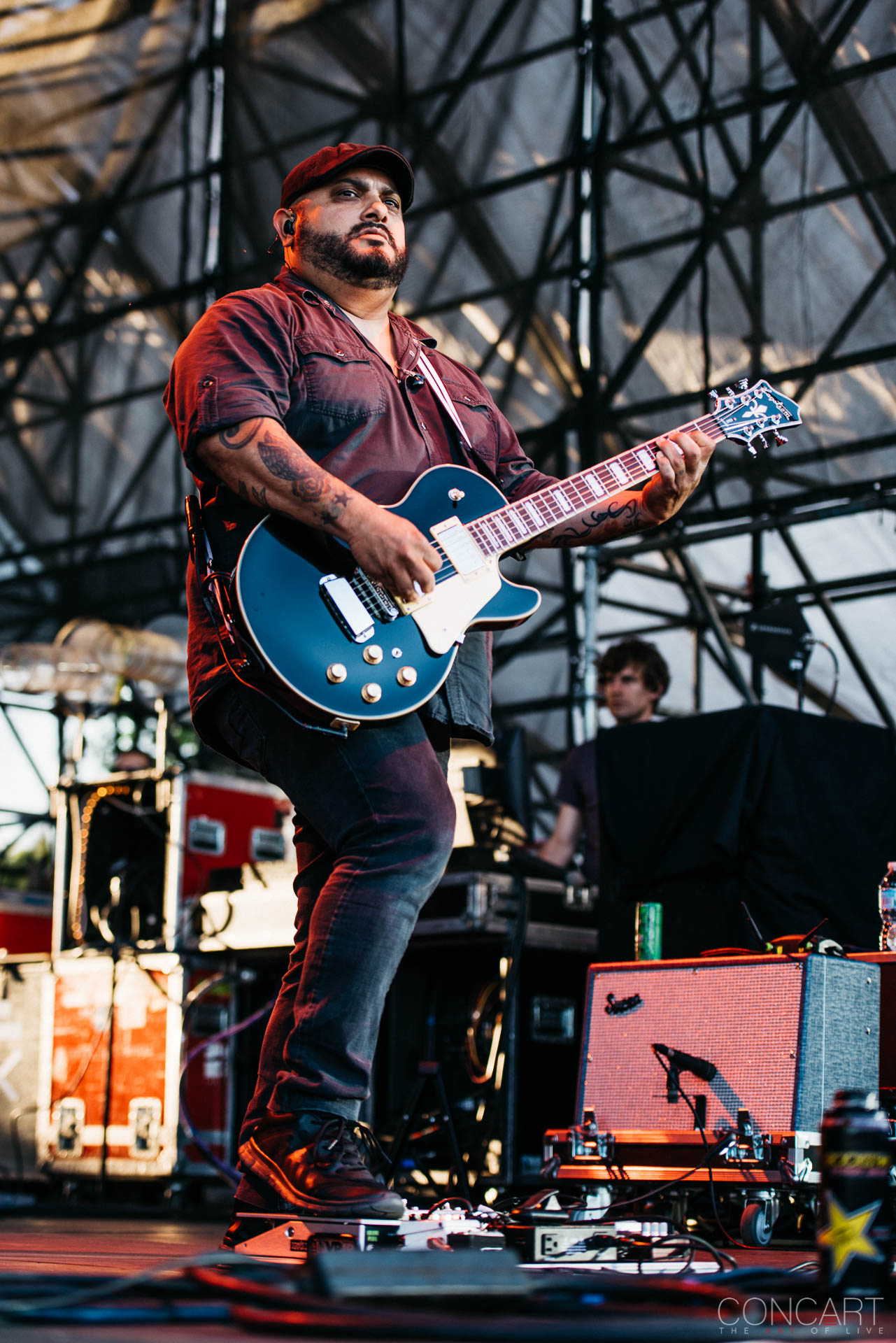 Photo of Adam Lazzara Concert Eddie Reyes Emo Farm Bureau Insurance Lawn at White River State Park Indianapolis Indy John Nolan Live Music Mark O'Connell Metalcore Pics Shaun Cooper taking back sunday Taste of Chaos The Lawn White River State Park WRSP 9