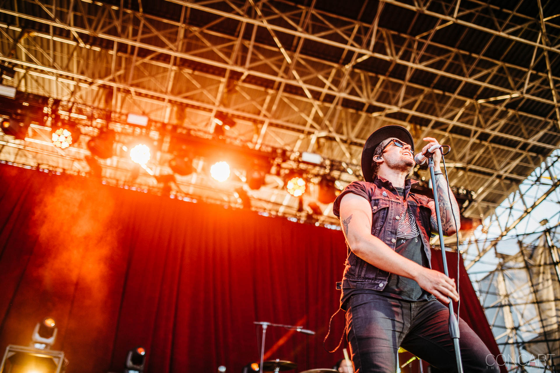 Photo of Adam Lazzara Concert Eddie Reyes Emo Farm Bureau Insurance Lawn at White River State Park Indianapolis Indy John Nolan Live Music Mark O'Connell Metalcore Pics Shaun Cooper taking back sunday Taste of Chaos The Lawn White River State Park WRSP 13