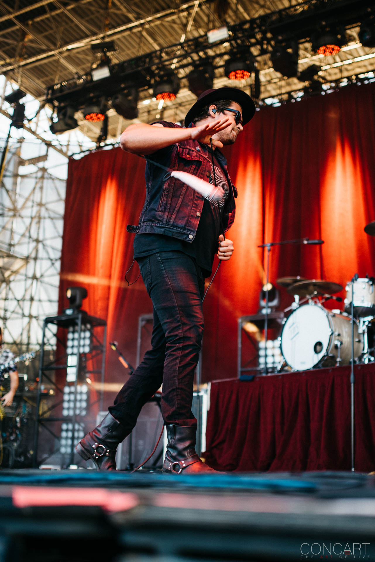 Photo of Adam Lazzara Concert Eddie Reyes Emo Farm Bureau Insurance Lawn at White River State Park Indianapolis Indy John Nolan Live Music Mark O'Connell Metalcore Pics Shaun Cooper taking back sunday Taste of Chaos The Lawn White River State Park WRSP 16