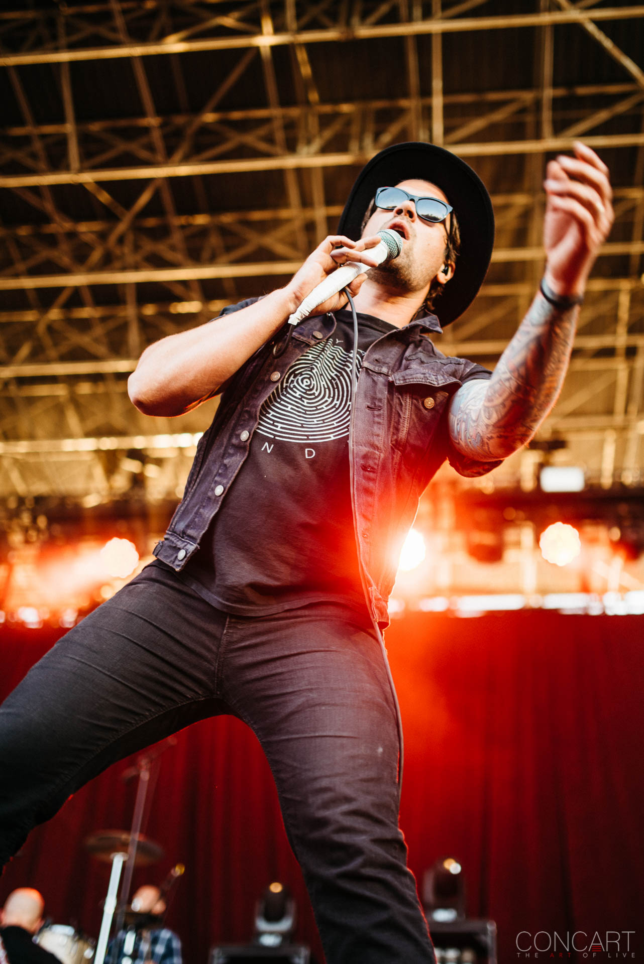 Photo of Adam Lazzara Concert Eddie Reyes Emo Farm Bureau Insurance Lawn at White River State Park Indianapolis Indy John Nolan Live Music Mark O'Connell Metalcore Pics Shaun Cooper taking back sunday Taste of Chaos The Lawn White River State Park WRSP 19