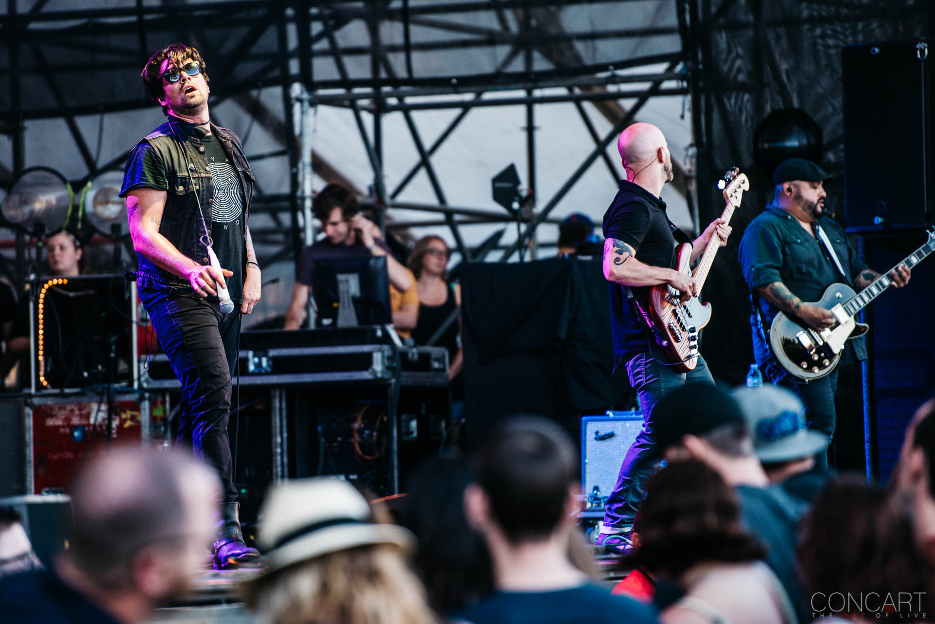 Photo of Adam Lazzara Concert Eddie Reyes Emo Farm Bureau Insurance Lawn at White River State Park Indianapolis Indy John Nolan Live Music Mark O'Connell Metalcore Pics Shaun Cooper taking back sunday Taste of Chaos The Lawn White River State Park WRSP 24