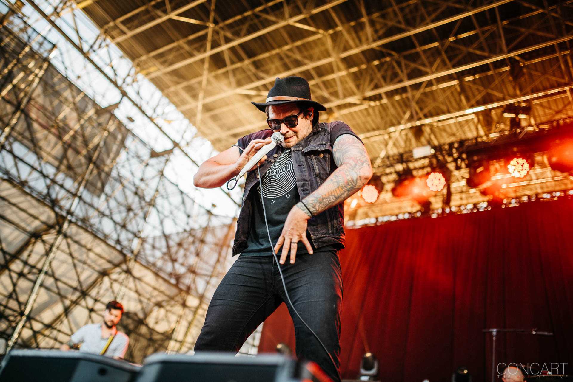 Photo of Adam Lazzara Concert Eddie Reyes Emo Farm Bureau Insurance Lawn at White River State Park Indianapolis Indy John Nolan Live Music Mark O'Connell Metalcore Pics Shaun Cooper taking back sunday Taste of Chaos The Lawn White River State Park WRSP 41