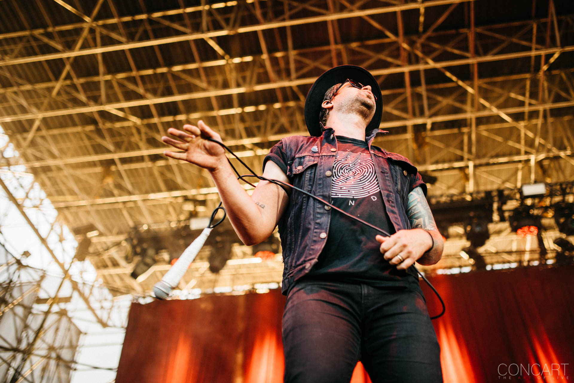 Photo of Adam Lazzara Concert Eddie Reyes Emo Farm Bureau Insurance Lawn at White River State Park Indianapolis Indy John Nolan Live Music Mark O'Connell Metalcore Pics Shaun Cooper taking back sunday Taste of Chaos The Lawn White River State Park WRSP 52