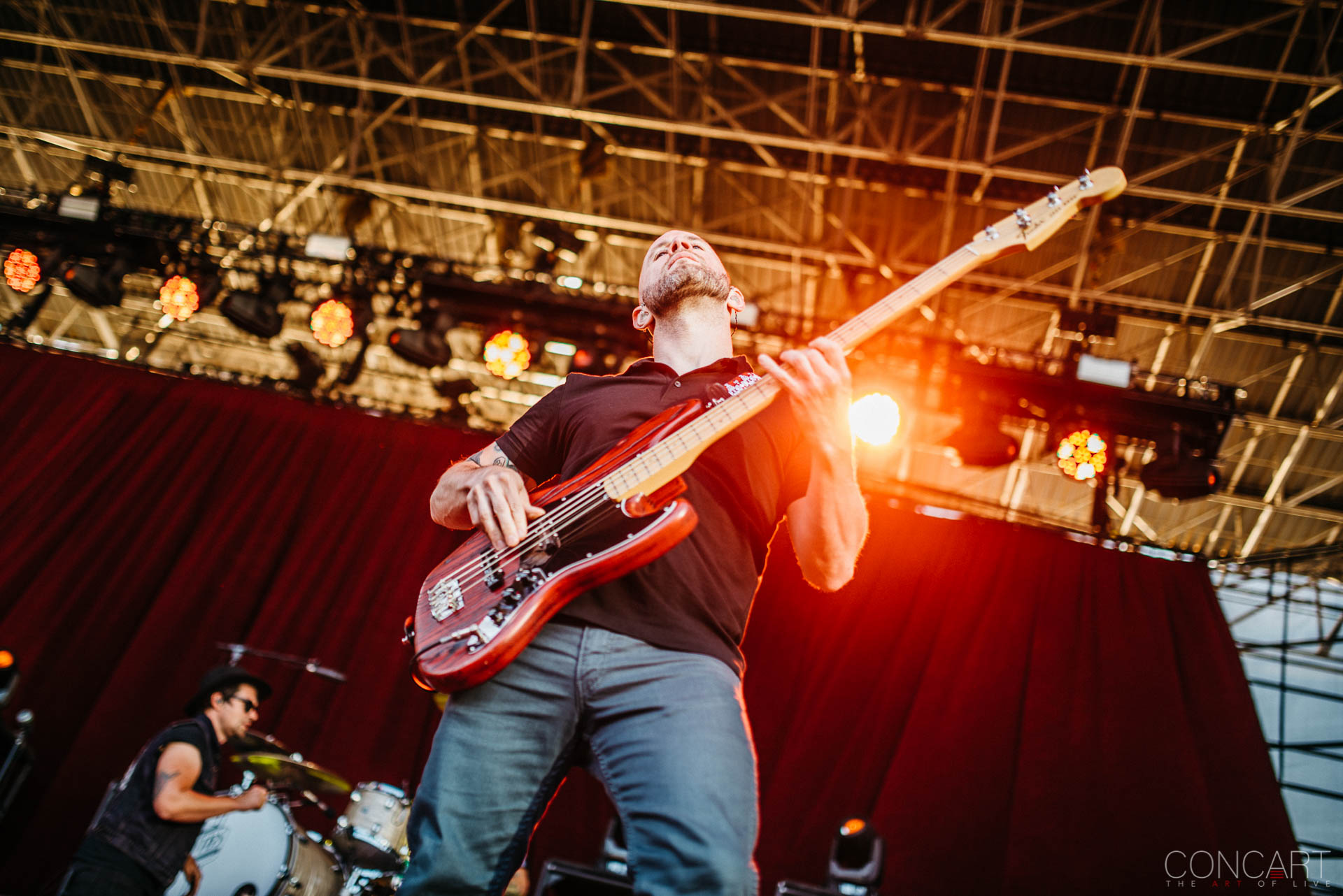 Photo of Adam Lazzara Concert Eddie Reyes Emo Farm Bureau Insurance Lawn at White River State Park Indianapolis Indy John Nolan Live Music Mark O'Connell Metalcore Pics Shaun Cooper taking back sunday Taste of Chaos The Lawn White River State Park WRSP 54