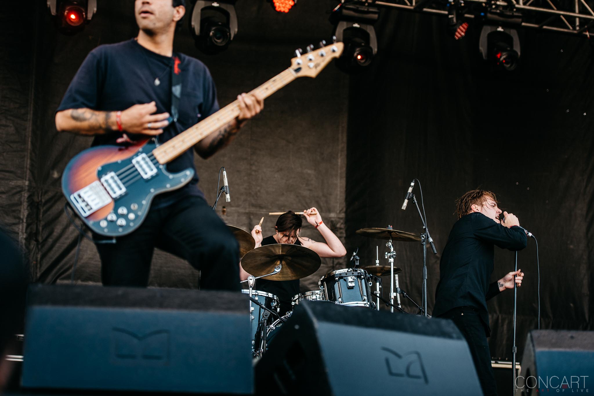 Photo of Chicago Open Air Daniel Tracy Deafheaven George Clarke hardcore Illinois Kerry McCoy Shiv Mehra Stephen Clark Toyota Park 33