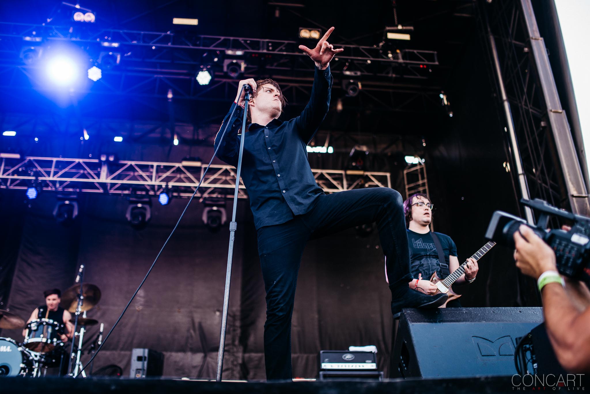Photo of Chicago Open Air Daniel Tracy Deafheaven George Clarke hardcore Illinois Kerry McCoy Shiv Mehra Stephen Clark Toyota Park 41