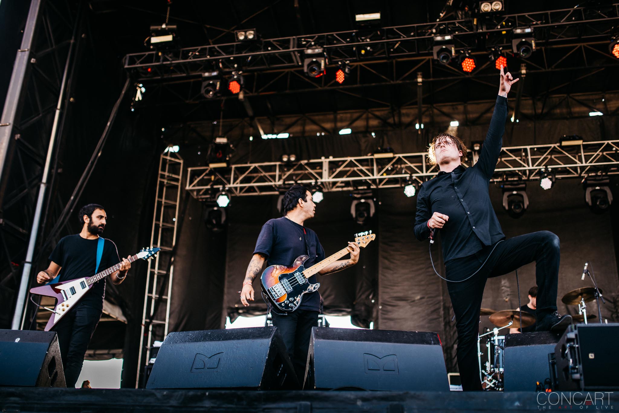 Photo of Chicago Open Air Daniel Tracy Deafheaven George Clarke hardcore Illinois Kerry McCoy Shiv Mehra Stephen Clark Toyota Park 43