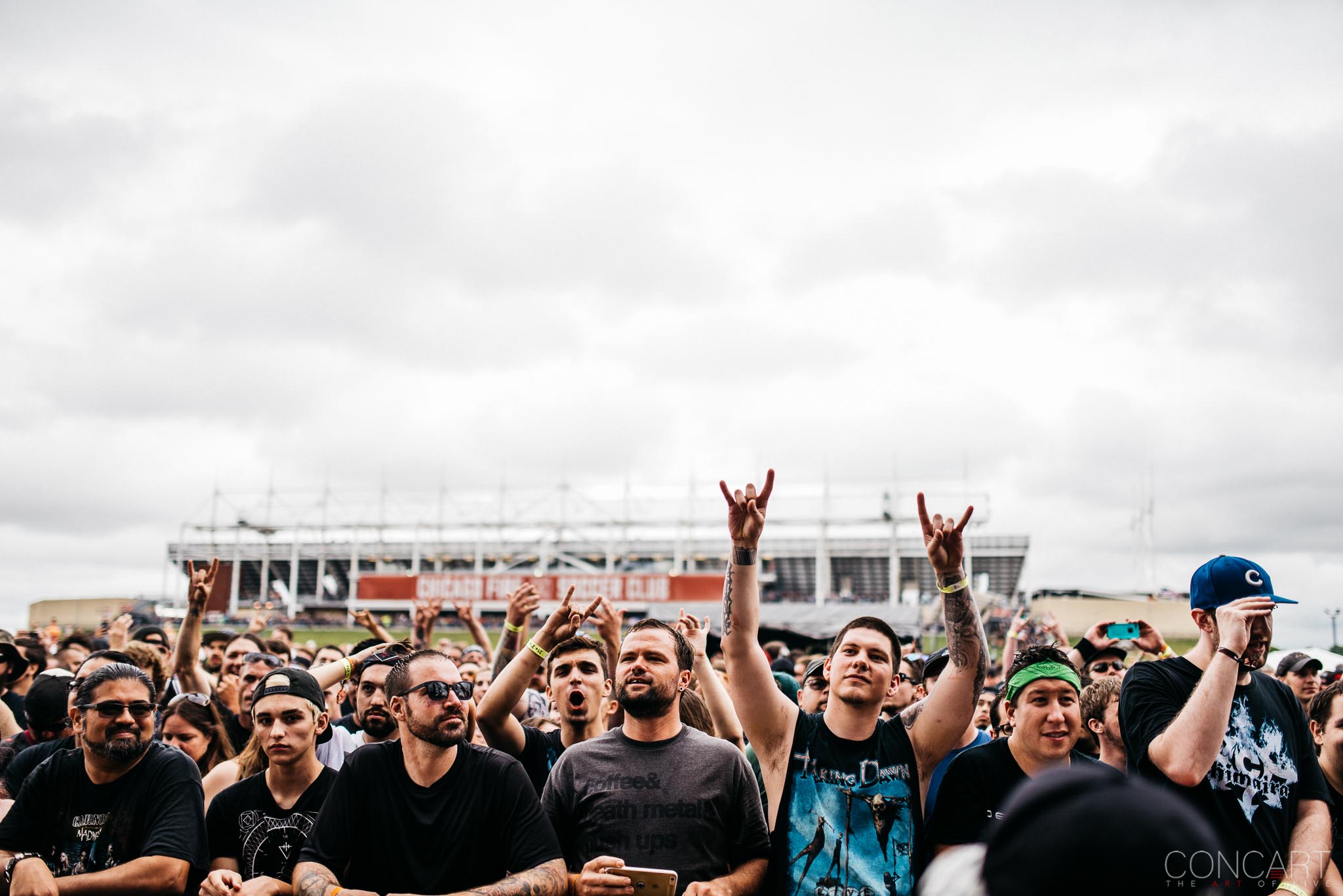 Photo of Bridgeview Chicago Open Air Chris Beattie Concert F. Sean Martin Frank Novinec Hatebreed Illinois Jamey Jasta Live Music Matt Byrne Metal Metalcore Toyota Park 1