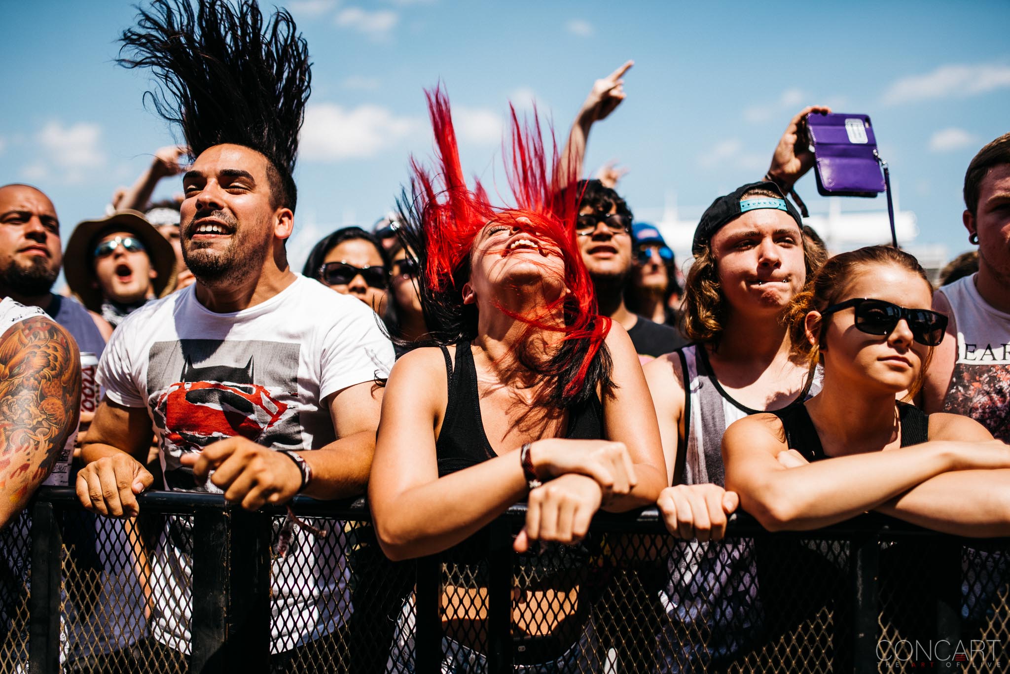 Photo of B.J. Stead Chicago Open Air hardcore Illinois Jerod Boyd Justin Aufdemkampe Levi Benton Miss May I Ryan Neff Toyota Park 1