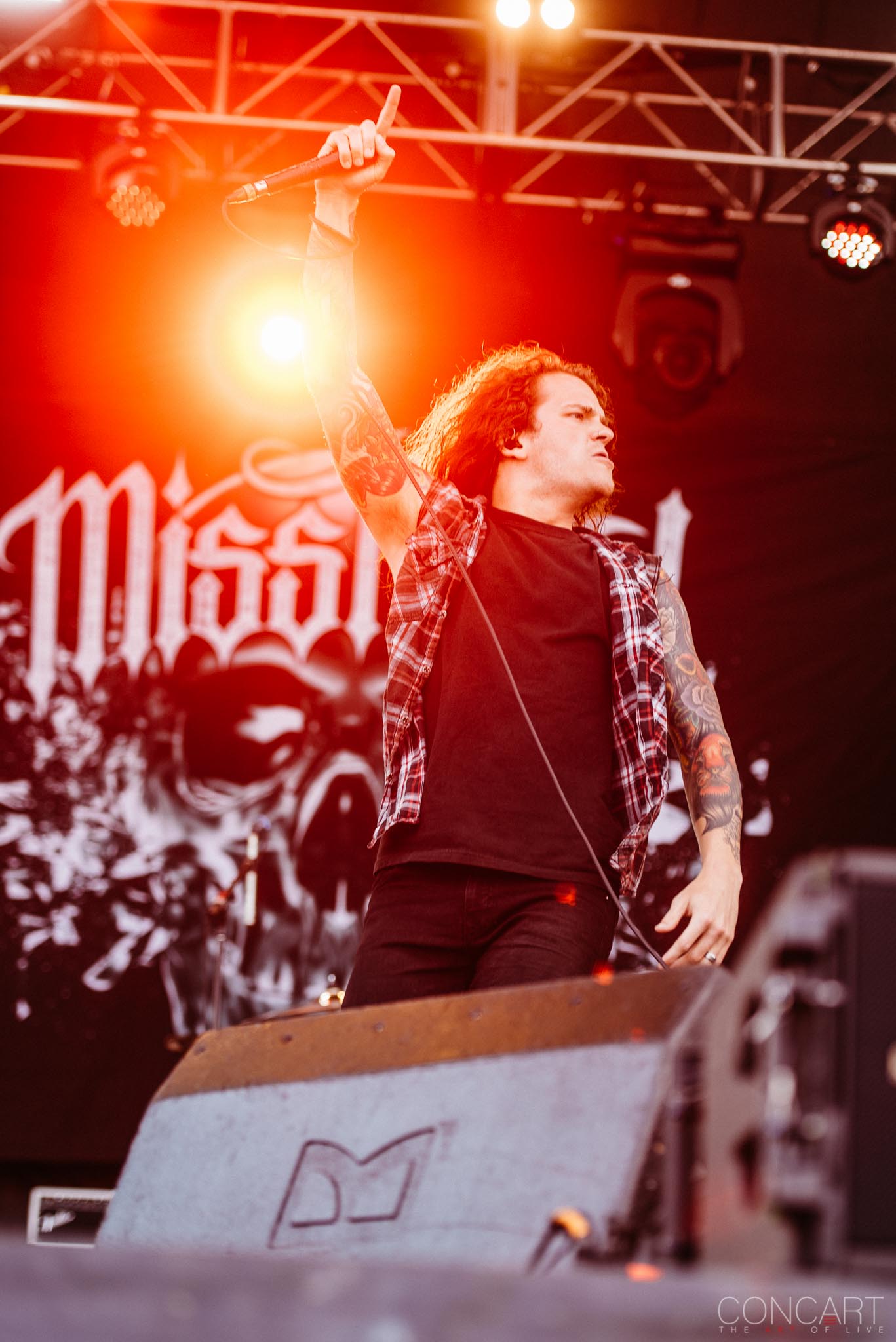 Photo of B.J. Stead Chicago Open Air hardcore Illinois Jerod Boyd Justin Aufdemkampe Levi Benton Miss May I Ryan Neff Toyota Park 10