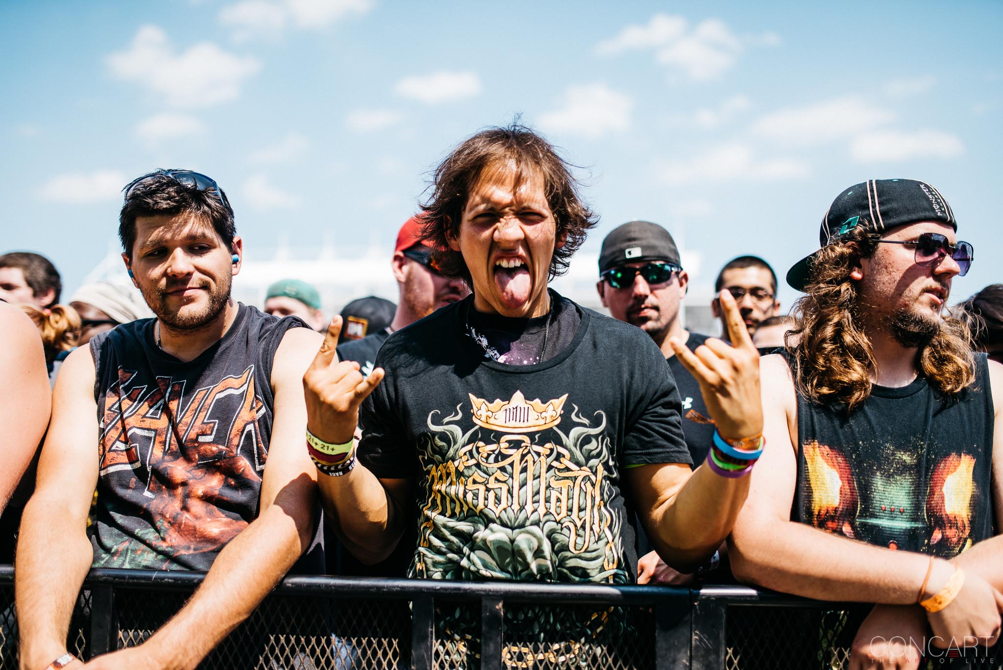 Photo of B.J. Stead Chicago Open Air hardcore Illinois Jerod Boyd Justin Aufdemkampe Levi Benton Miss May I Ryan Neff Toyota Park 15