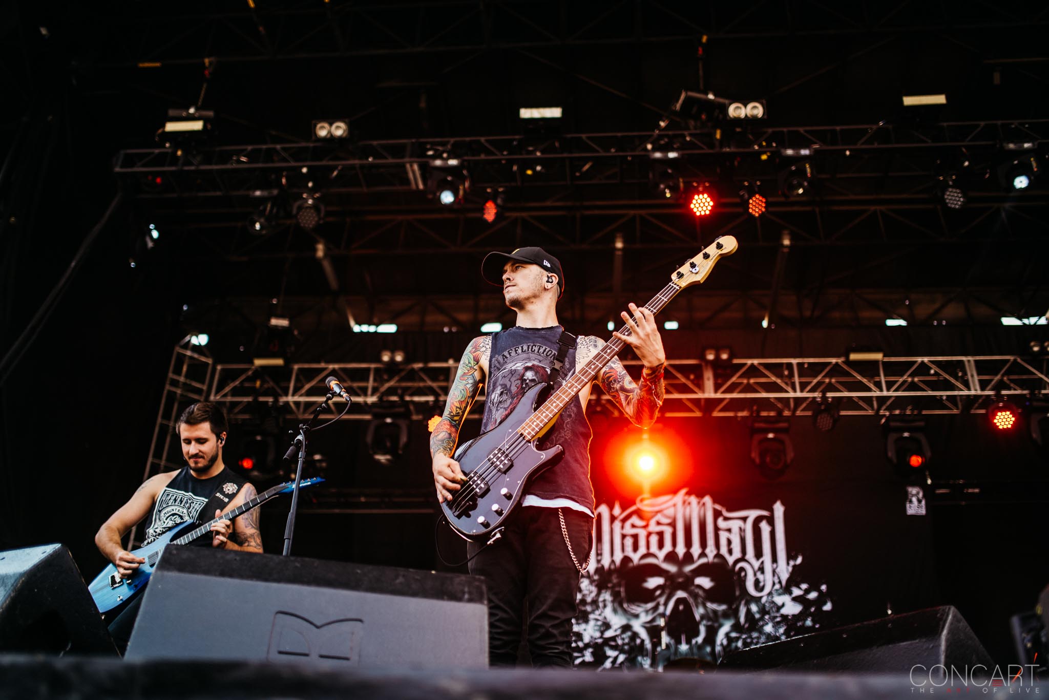 Photo of B.J. Stead Chicago Open Air hardcore Illinois Jerod Boyd Justin Aufdemkampe Levi Benton Miss May I Ryan Neff Toyota Park 20