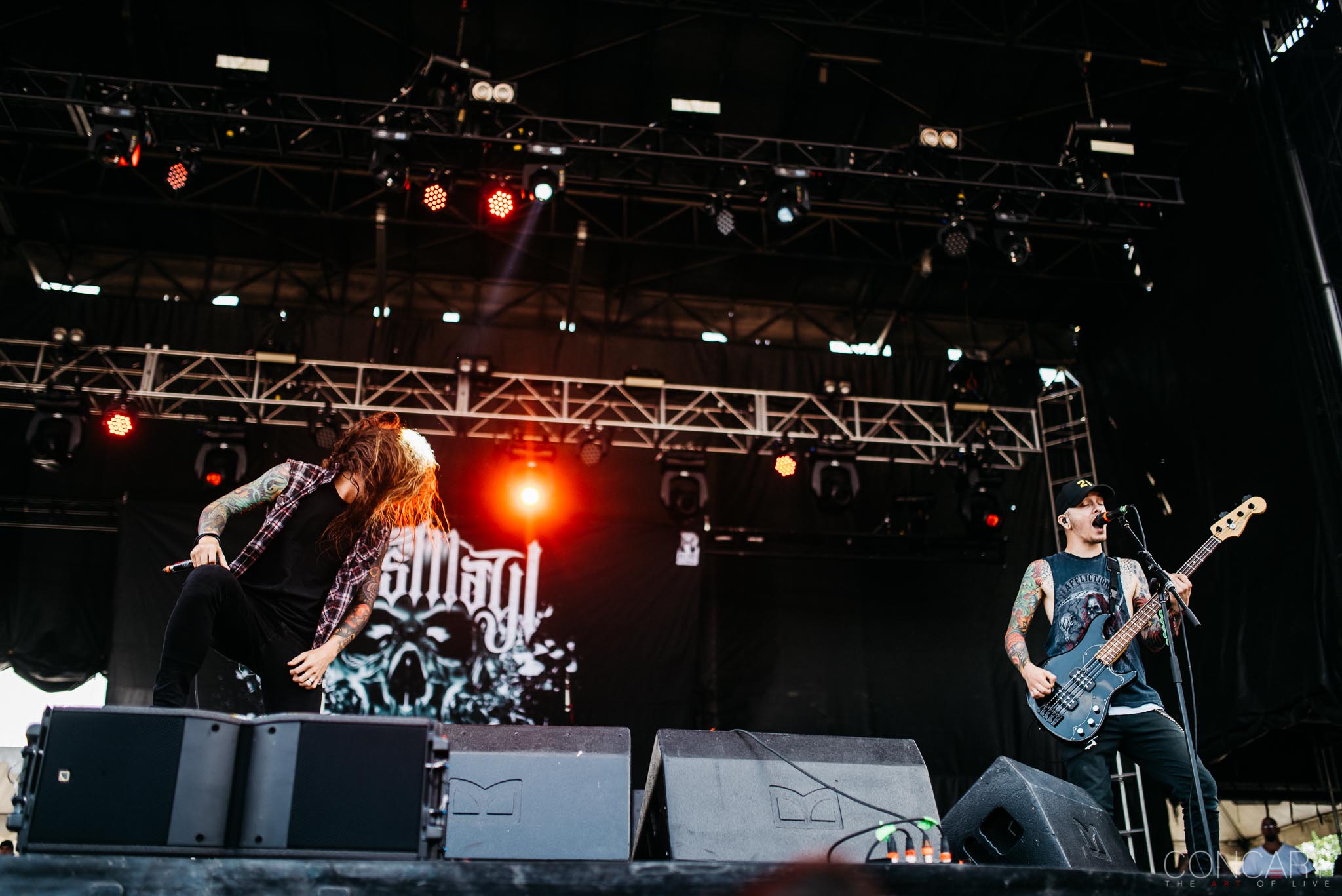 Photo of B.J. Stead Chicago Open Air hardcore Illinois Jerod Boyd Justin Aufdemkampe Levi Benton Miss May I Ryan Neff Toyota Park 25