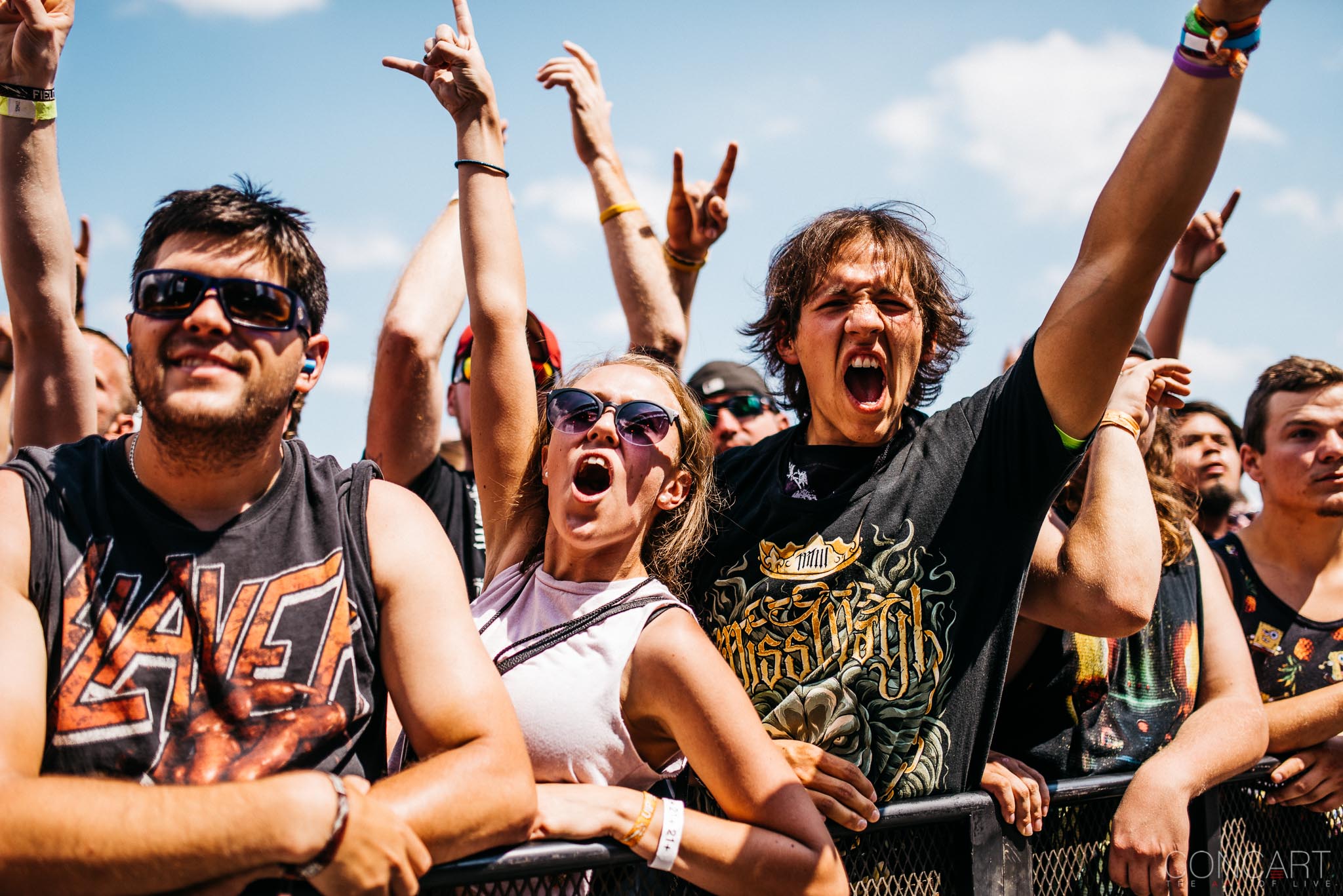 Photo of B.J. Stead Chicago Open Air hardcore Illinois Jerod Boyd Justin Aufdemkampe Levi Benton Miss May I Ryan Neff Toyota Park 27