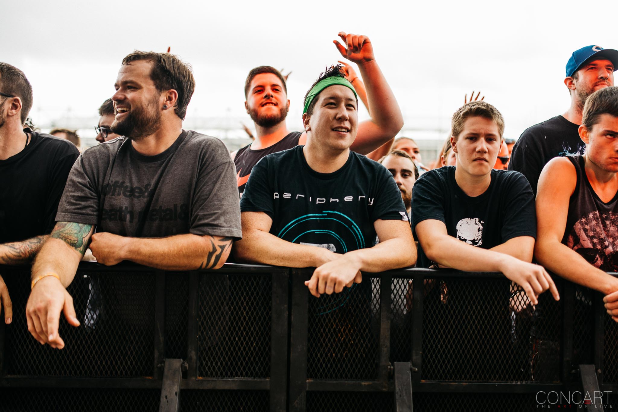 Photo of Adam "Nolly" Getgood Chicago Open Air Concert Hardcore Metal Jake Bowen Live Music Mark Holcomb Mathcore Matt Halpern Misha Mansoor Periphery Progressive Metal Spencer Sotelo 1